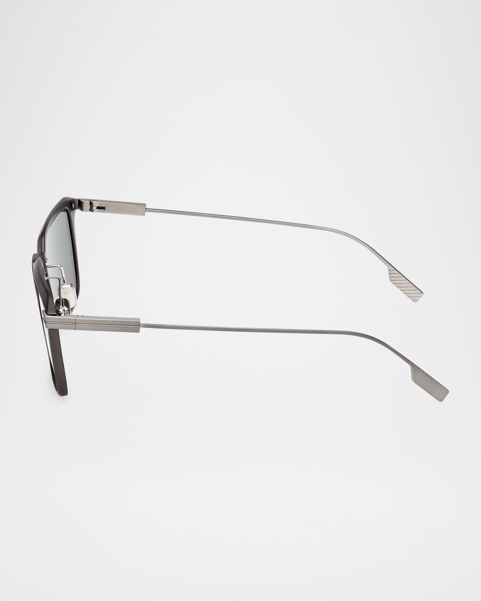 Men's Aluminum Square Sunglasses