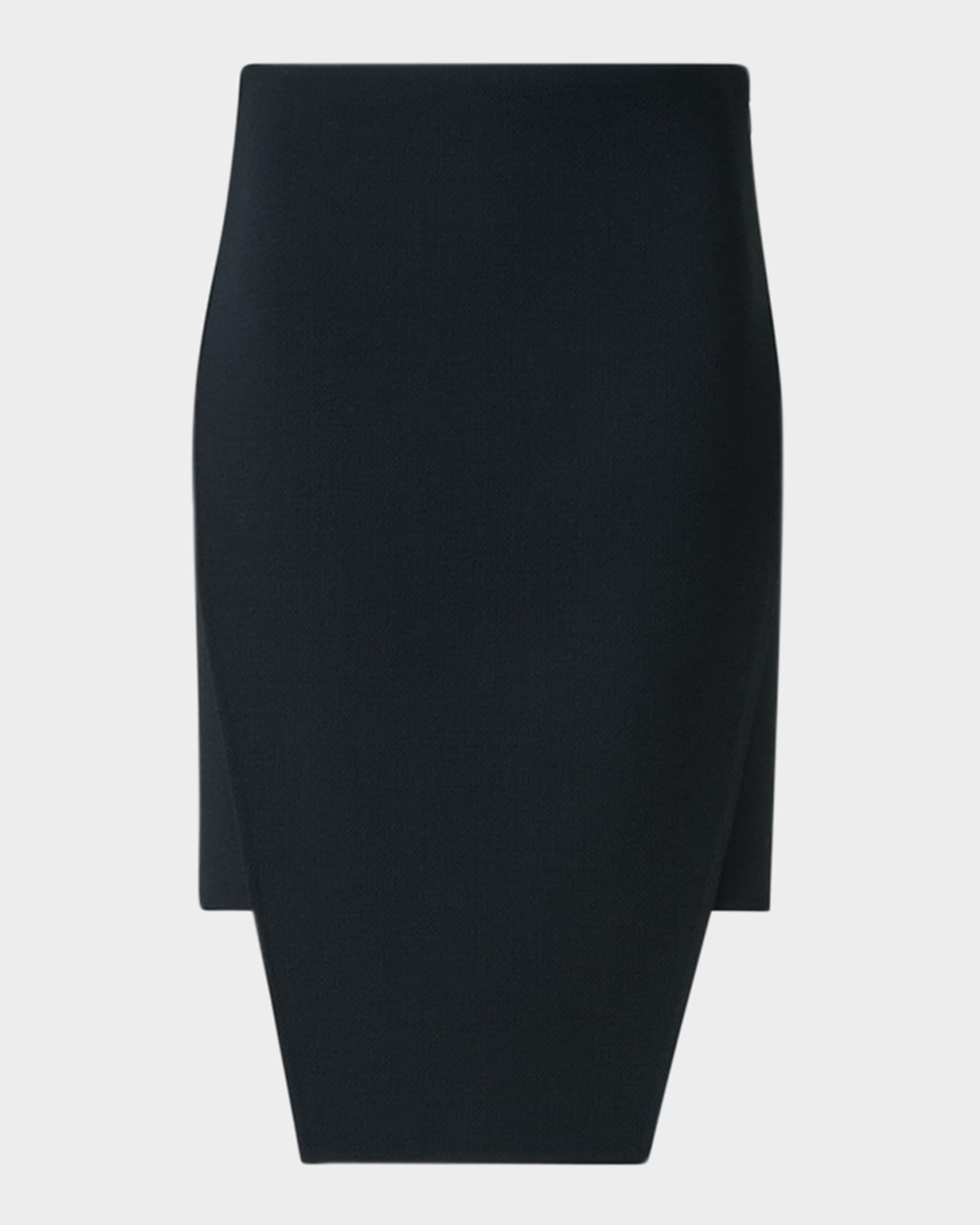 Trapezoid Apron Mini Skirt 0