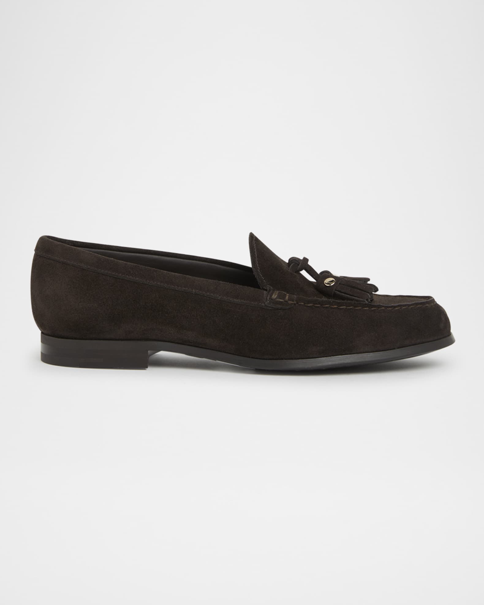 フラットシューズ Church's Priscilla Loafer Church's Priscilla Suede Tassel Loafers | Neiman Marcus