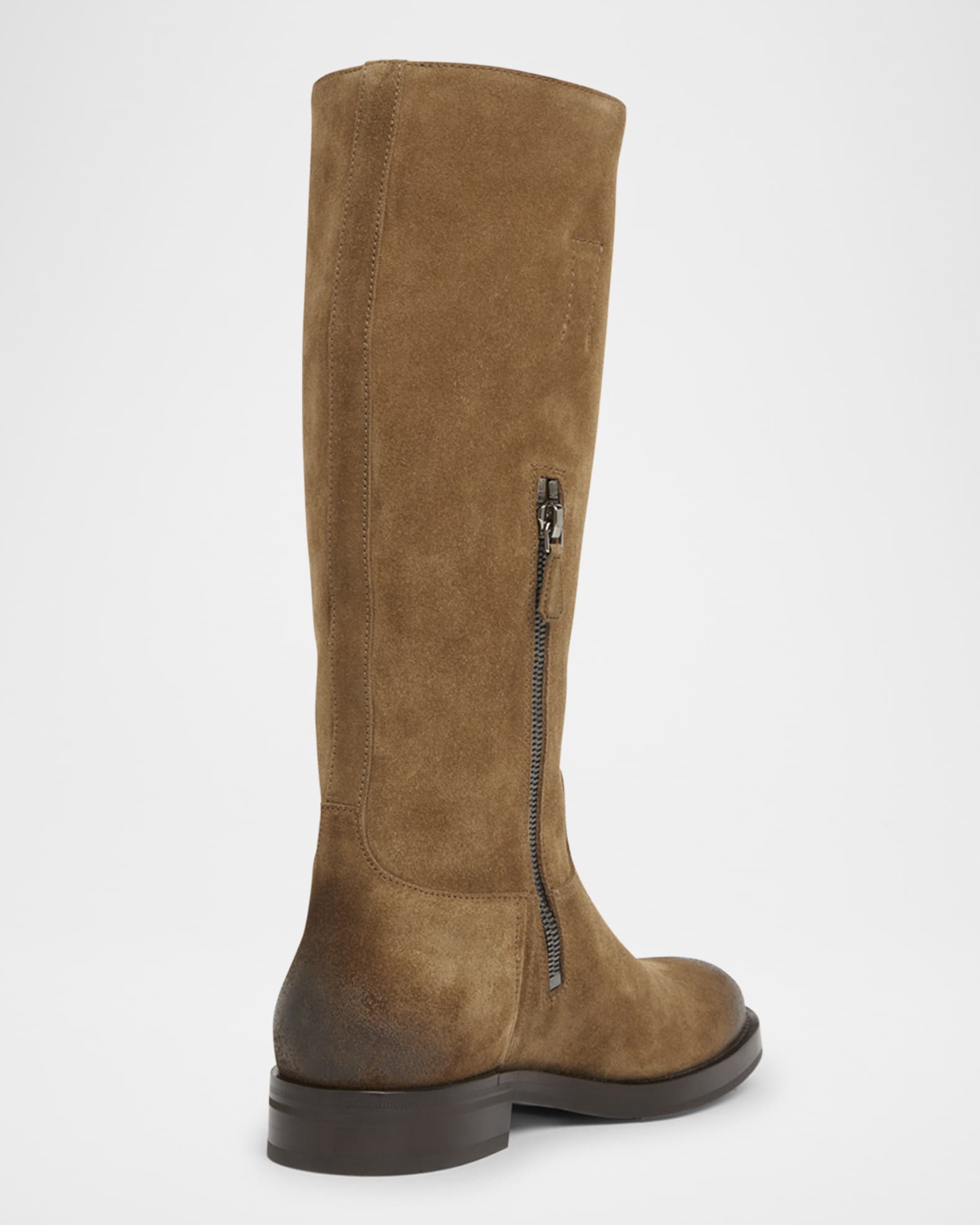 Penny Mid-Calf Suede Boots 1