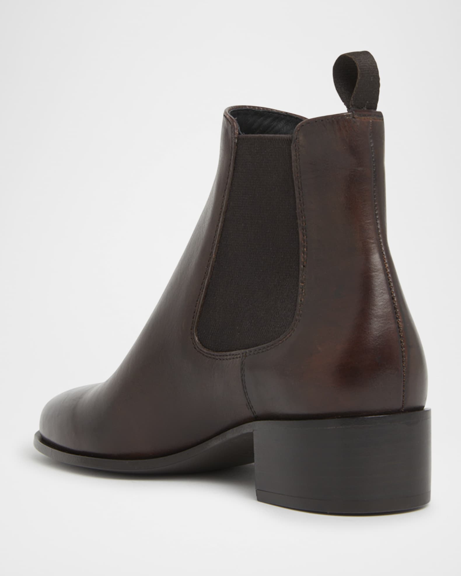 Otillie Leather Chelsea Booties 1