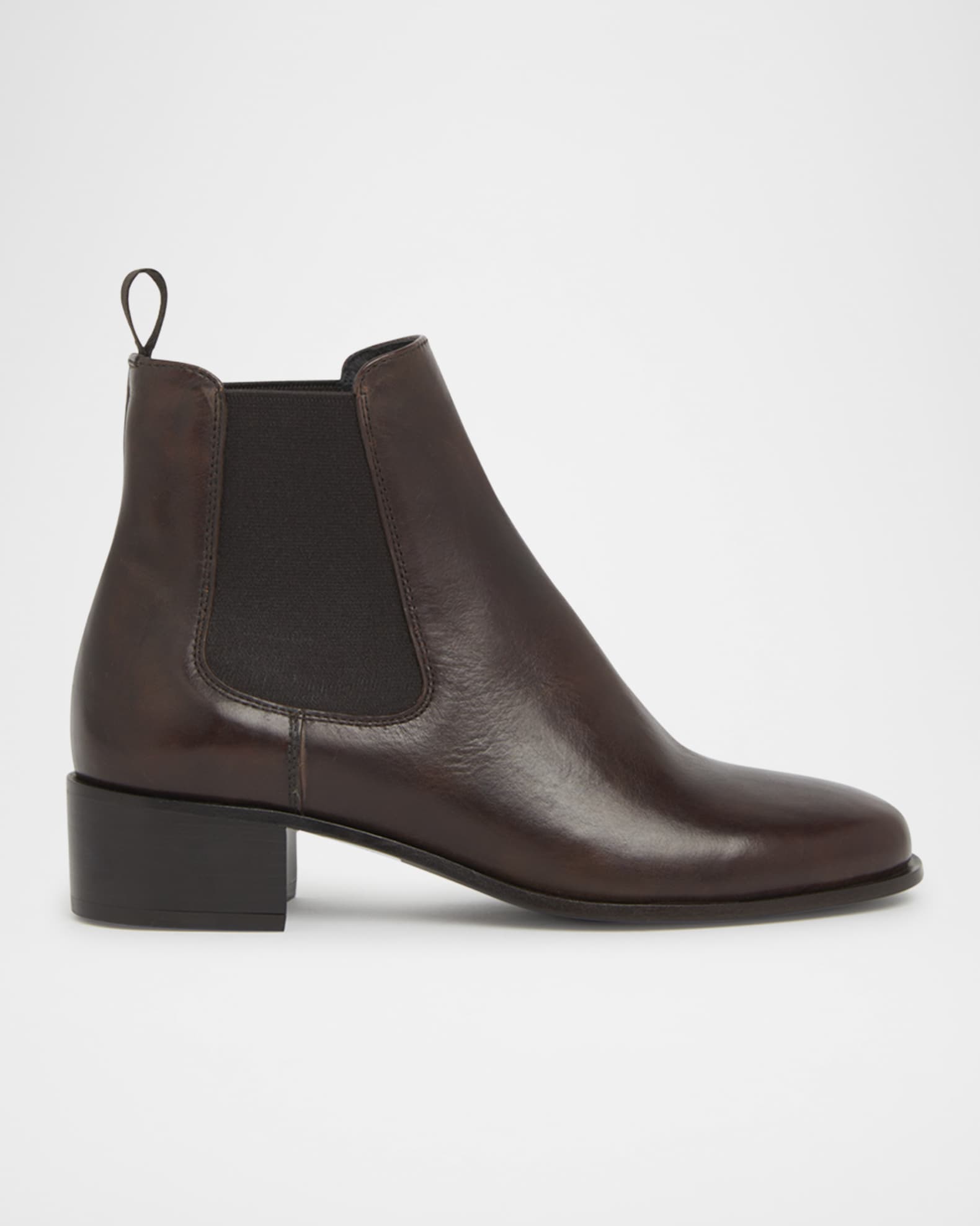 Otillie Leather Chelsea Booties 0