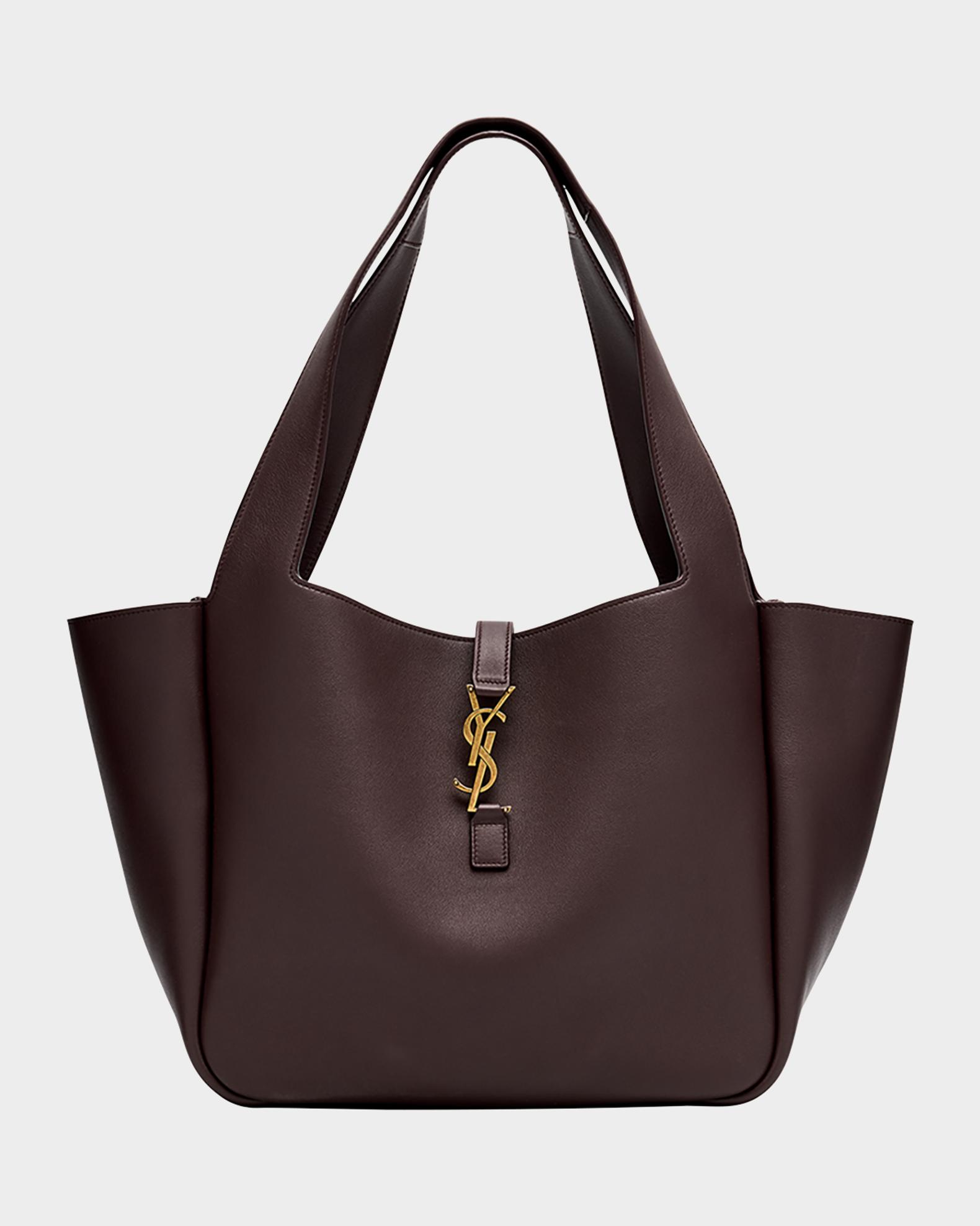 Saint Laurent Le 5 À 7 Bea YSL Tote Bag in Calfskin Leather | Neiman Marcus
