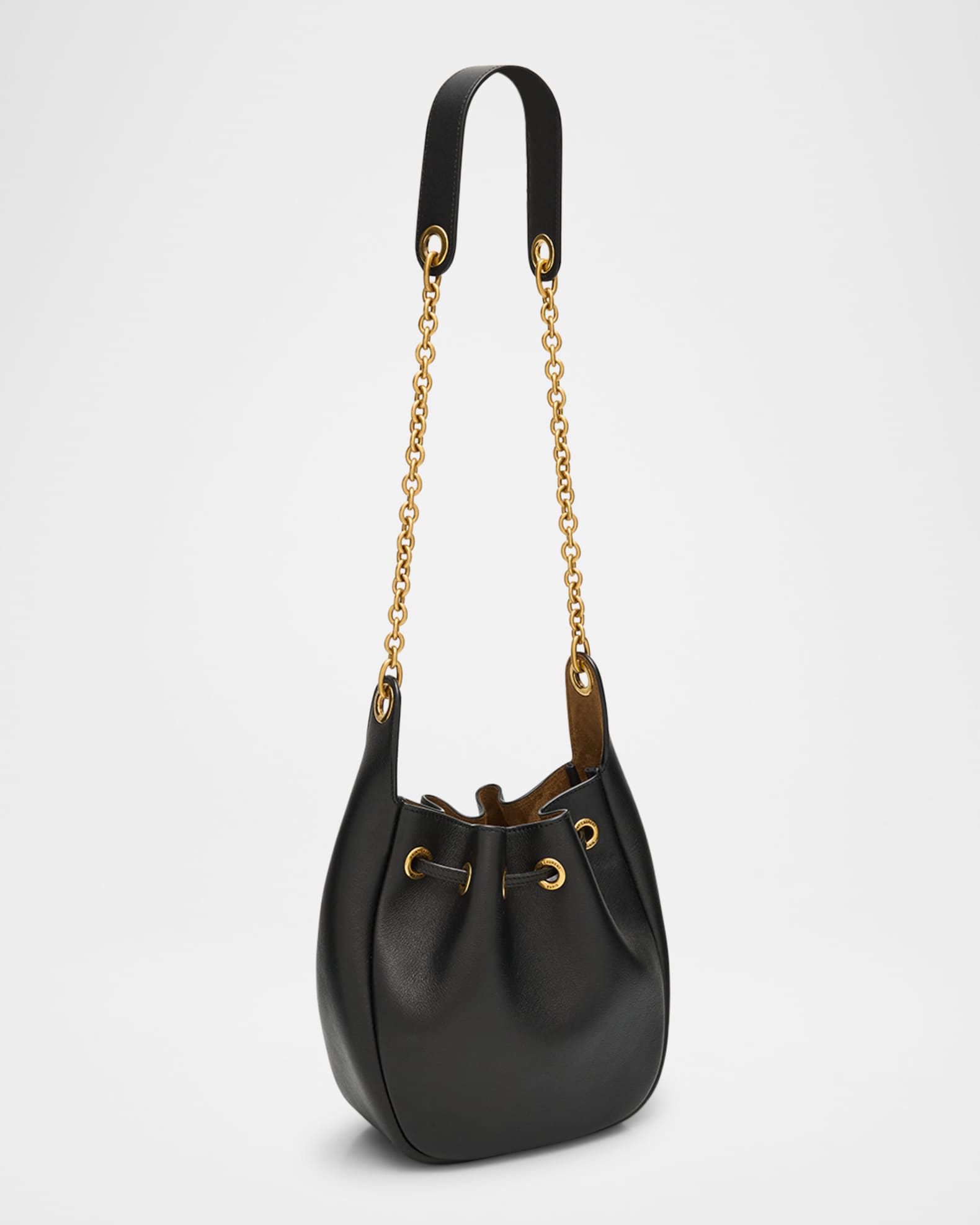 ショルダーバッグ・ポシェット Saint Laurent Leather Bucket Bag Saint Laurent Cassandre YSL Bucket Bag in Leather | Neiman