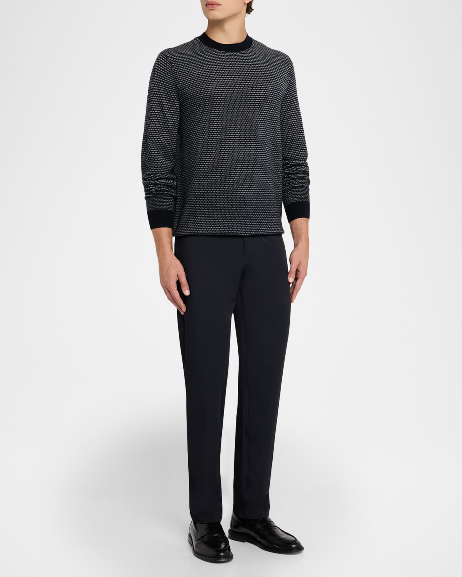 Emporio Armani Men's Nylon Technical Stretch Five-Pocket Pants