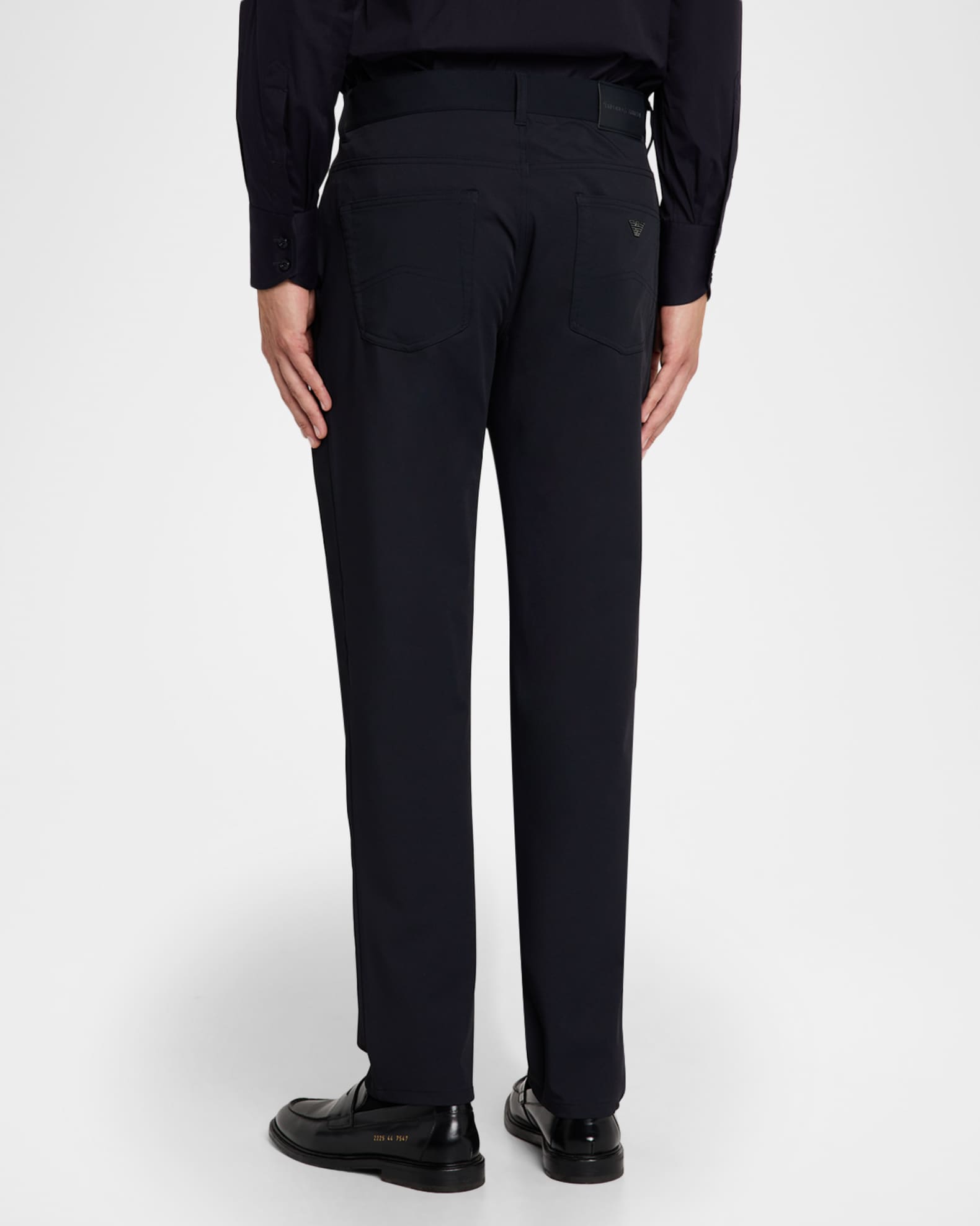 Emporio Armani Men's Nylon Technical Stretch Five-Pocket Pants