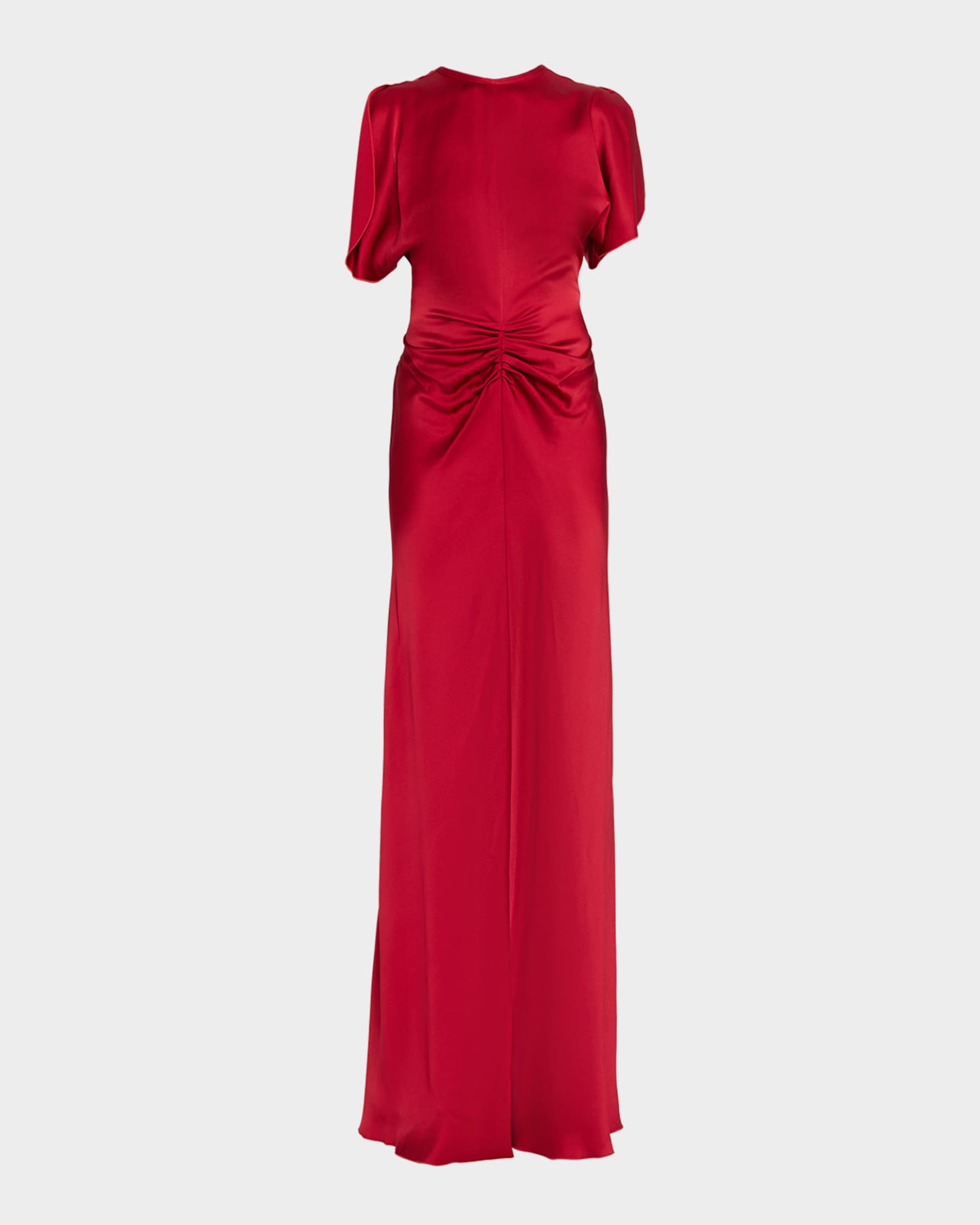 パーティードレス Victoria Beckham Gathered Waist Evening Dress In Pink Gathered gown in pink - Victoria Beckham | Mytheresa