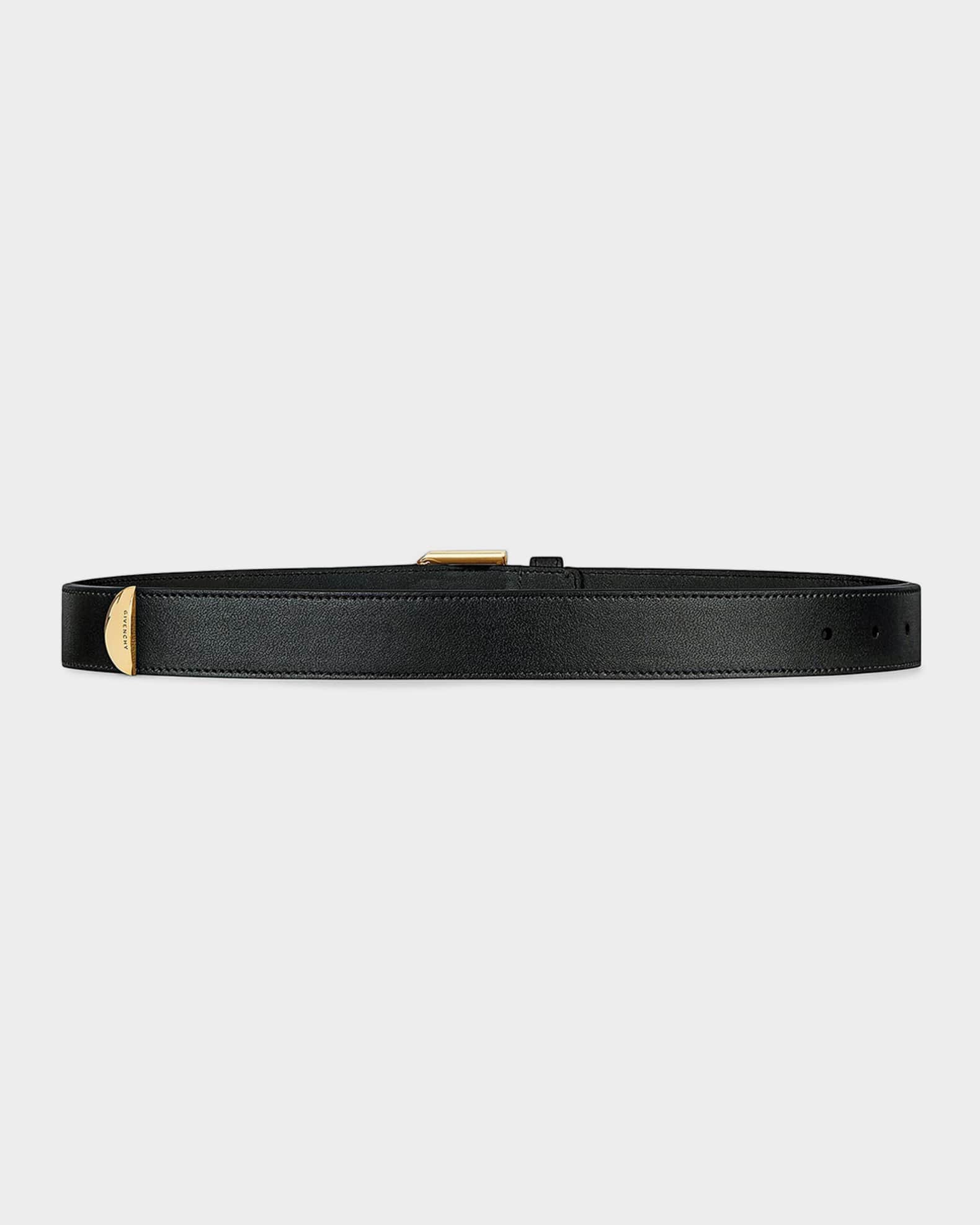 Givenchy Voyou Metal Buckle Leather Belt | Neiman Marcus