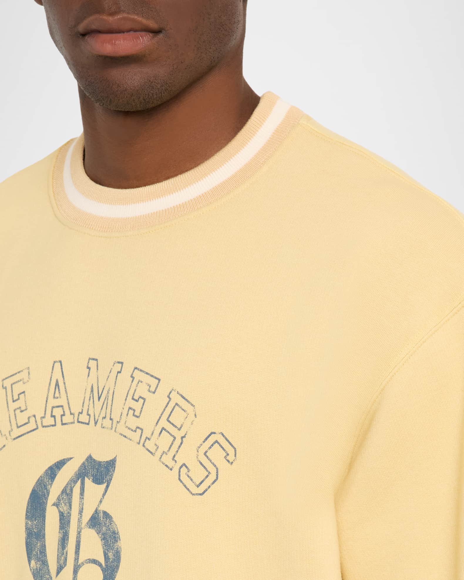【GOLDEN GOOSE】JOURNY UNISEX CREW SWEAT Golden Goose Men's Journey Cotton Fleece Sweatshirt | Neiman