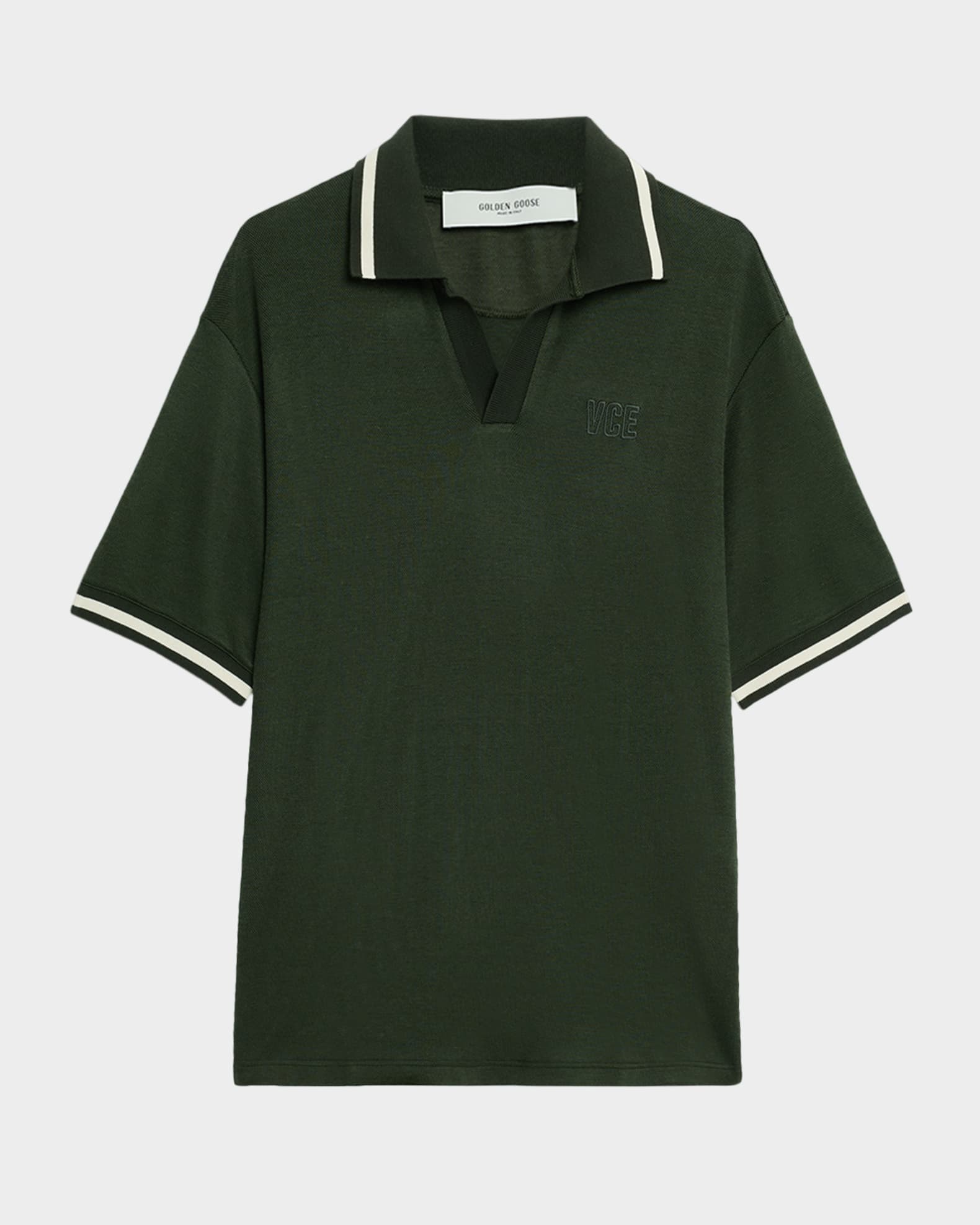 Men's Jersey Embroidered Polo Shirt 0