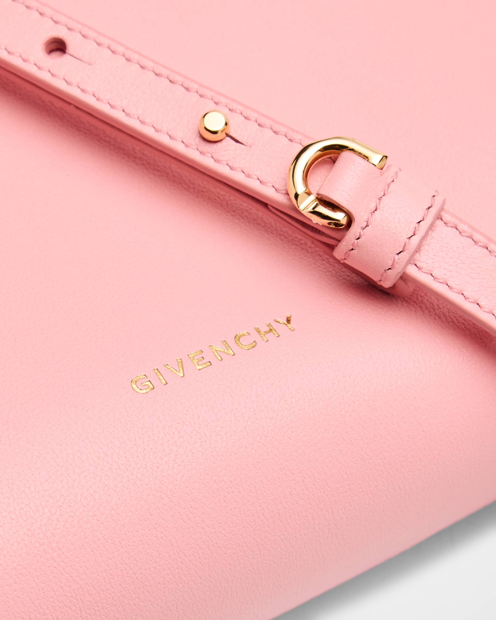 Givenchy Day Flat Crossbody Pouch Bag in Shiny Leather | Neiman Marcus