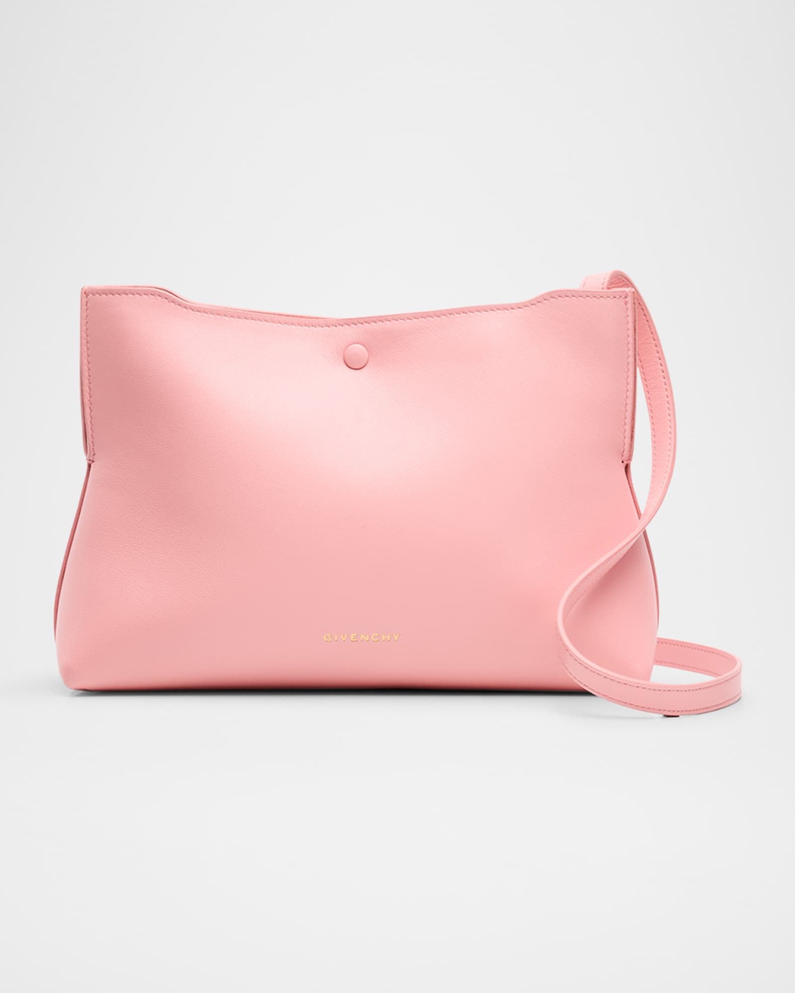 Givenchy Day Flat Crossbody Pouch Bag in Shiny Leather | Neiman Marcus