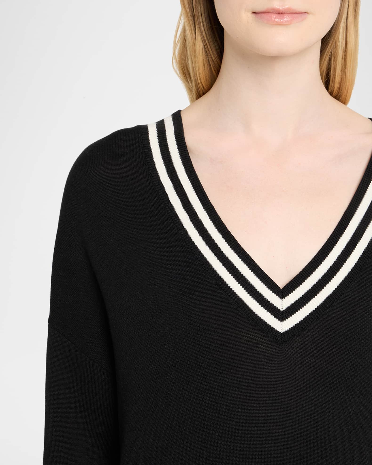The Upside Duet V-Neck Knit Sweater | Neiman Marcus
