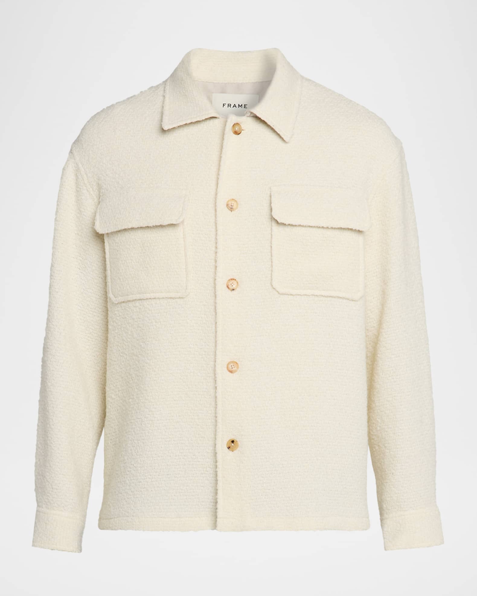 Men's Tweed Two-Pocket Overshirt 0