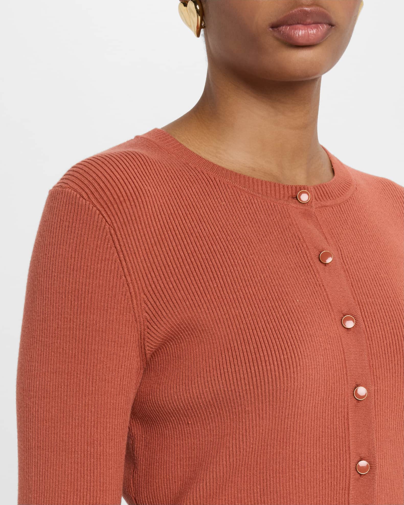 Toccin Zoe Classic Cropped Cardigan | Neiman Marcus