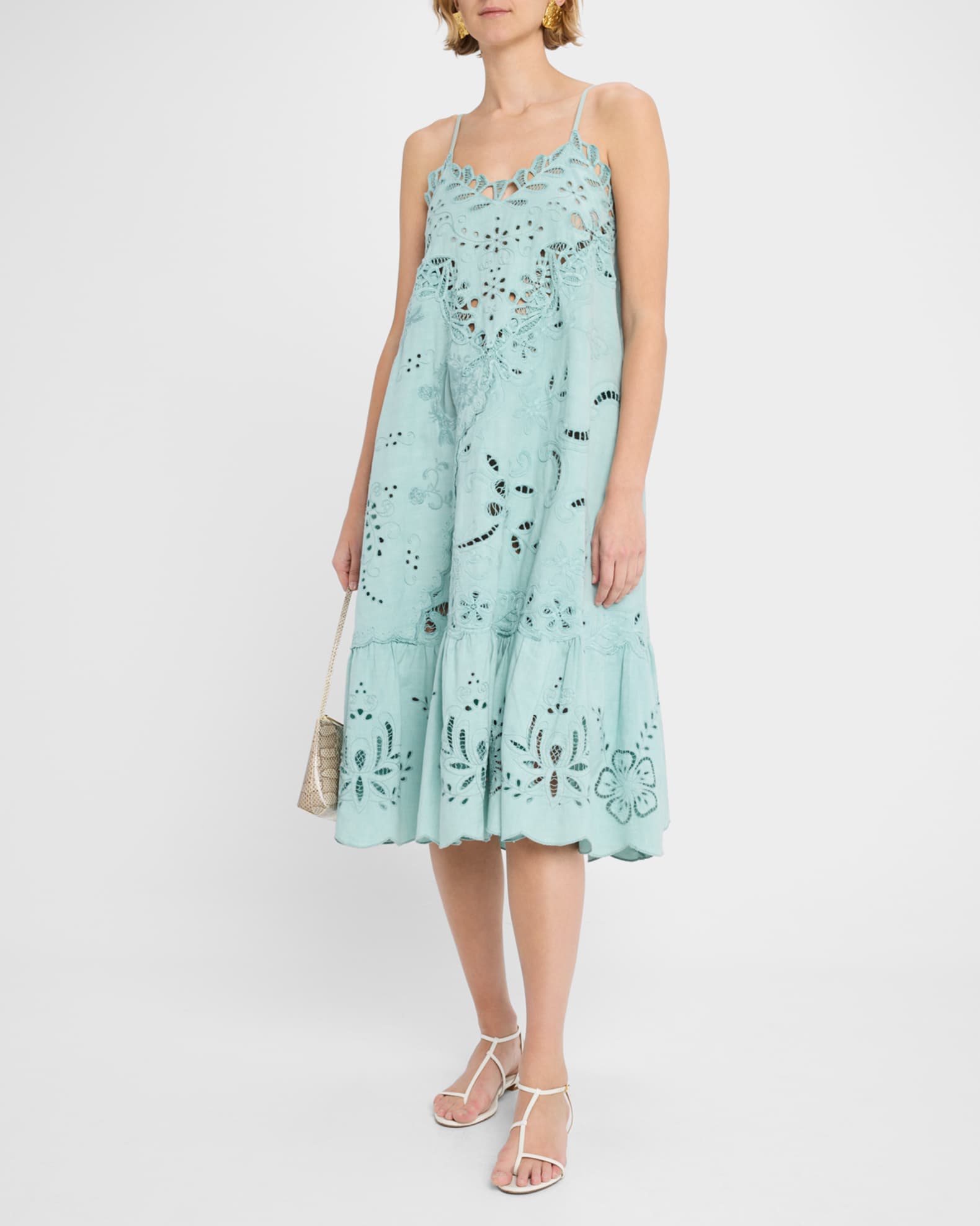 Iyla Embroidered Slip Dress 1