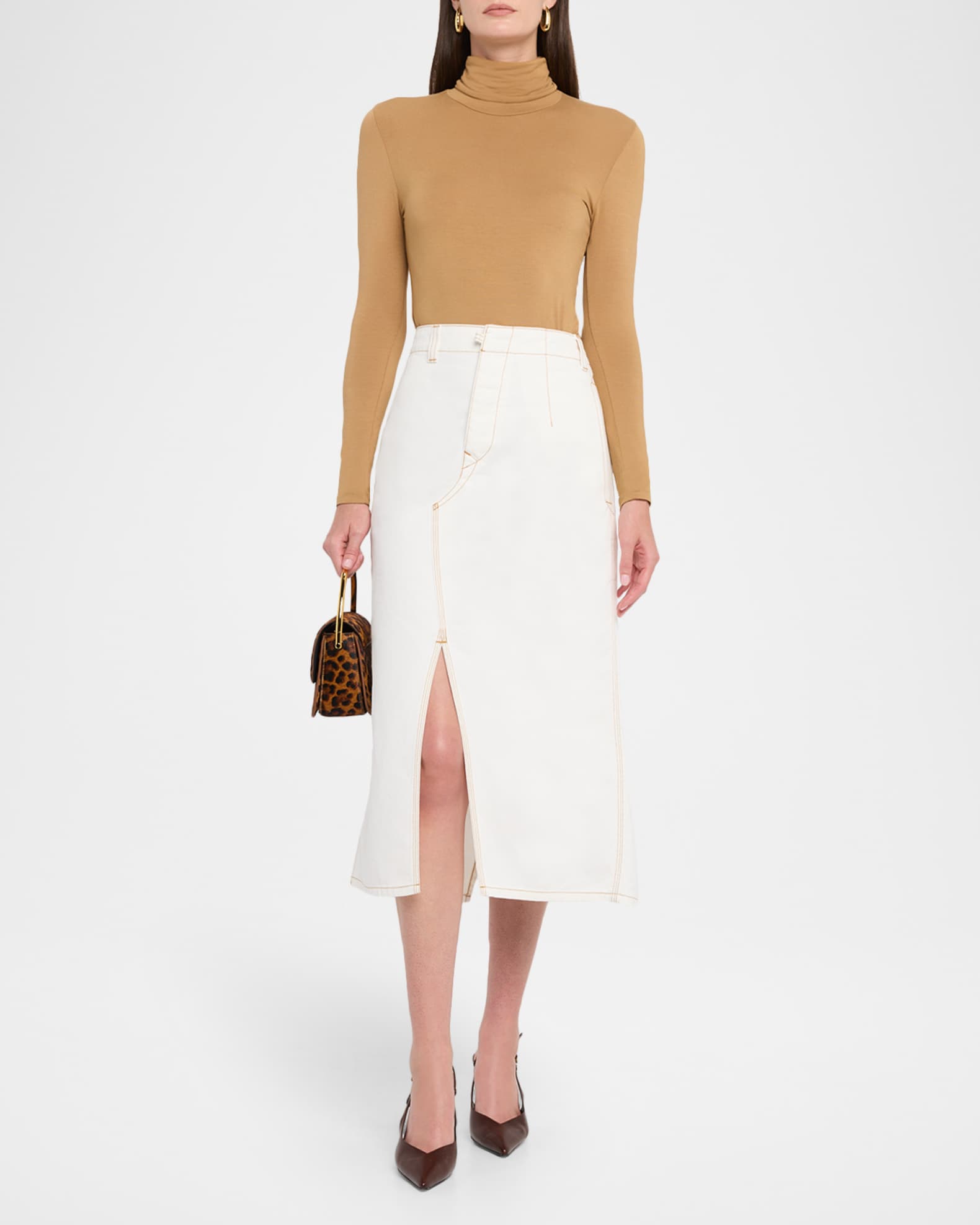 Asymmetric Utility Midi Skirt 1