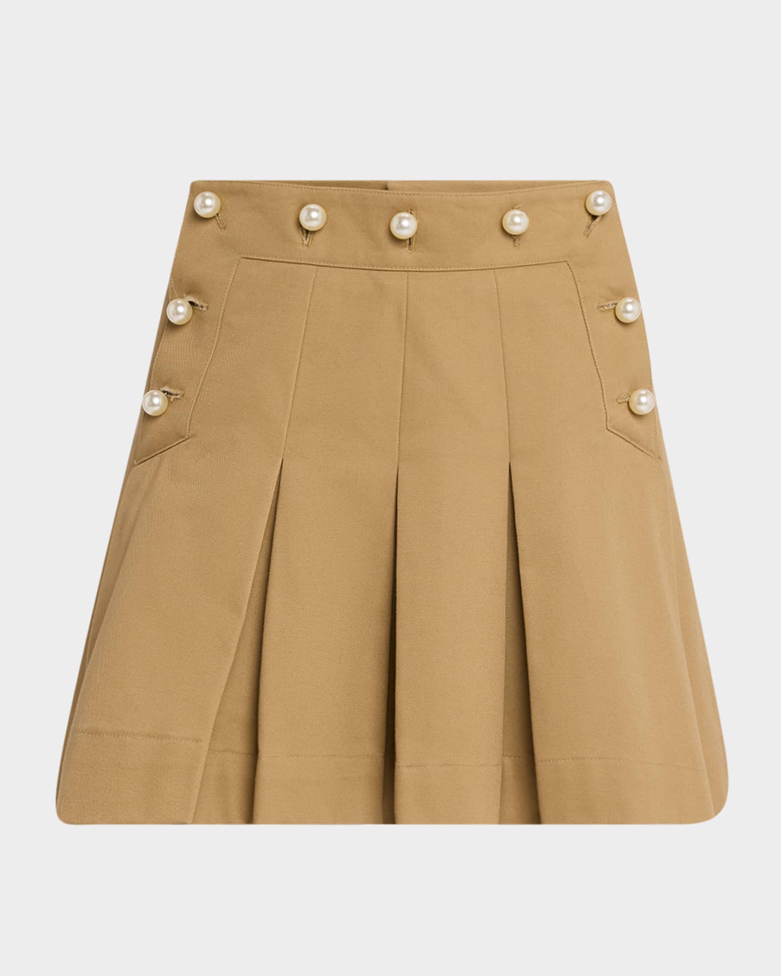 Suzette Pleated Mini Skirt 0