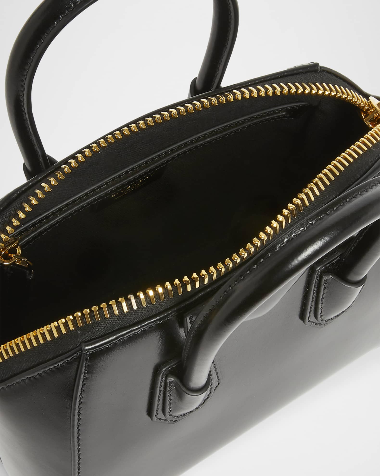 Givenchy Antigona Mini Top-Handle Bag in Box Leather | Neiman Marcus