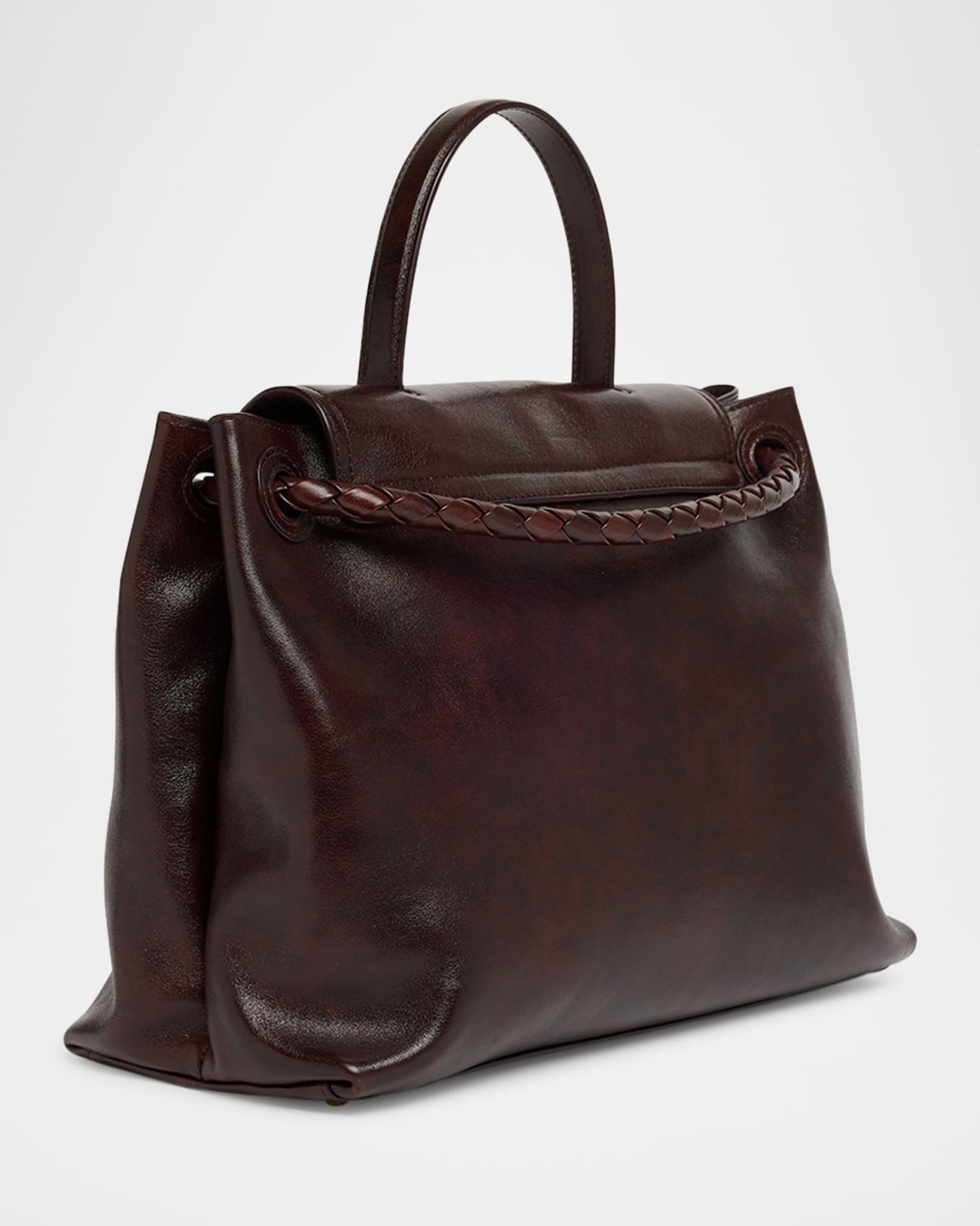 Bottega Veneta Ciao Ciao Medium Distressed Leather Top