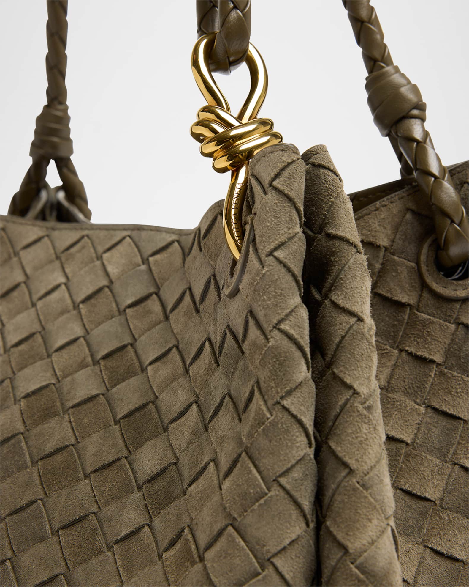 Bottega Veneta Large Parachute Suede Shoulder Bag | Neiman