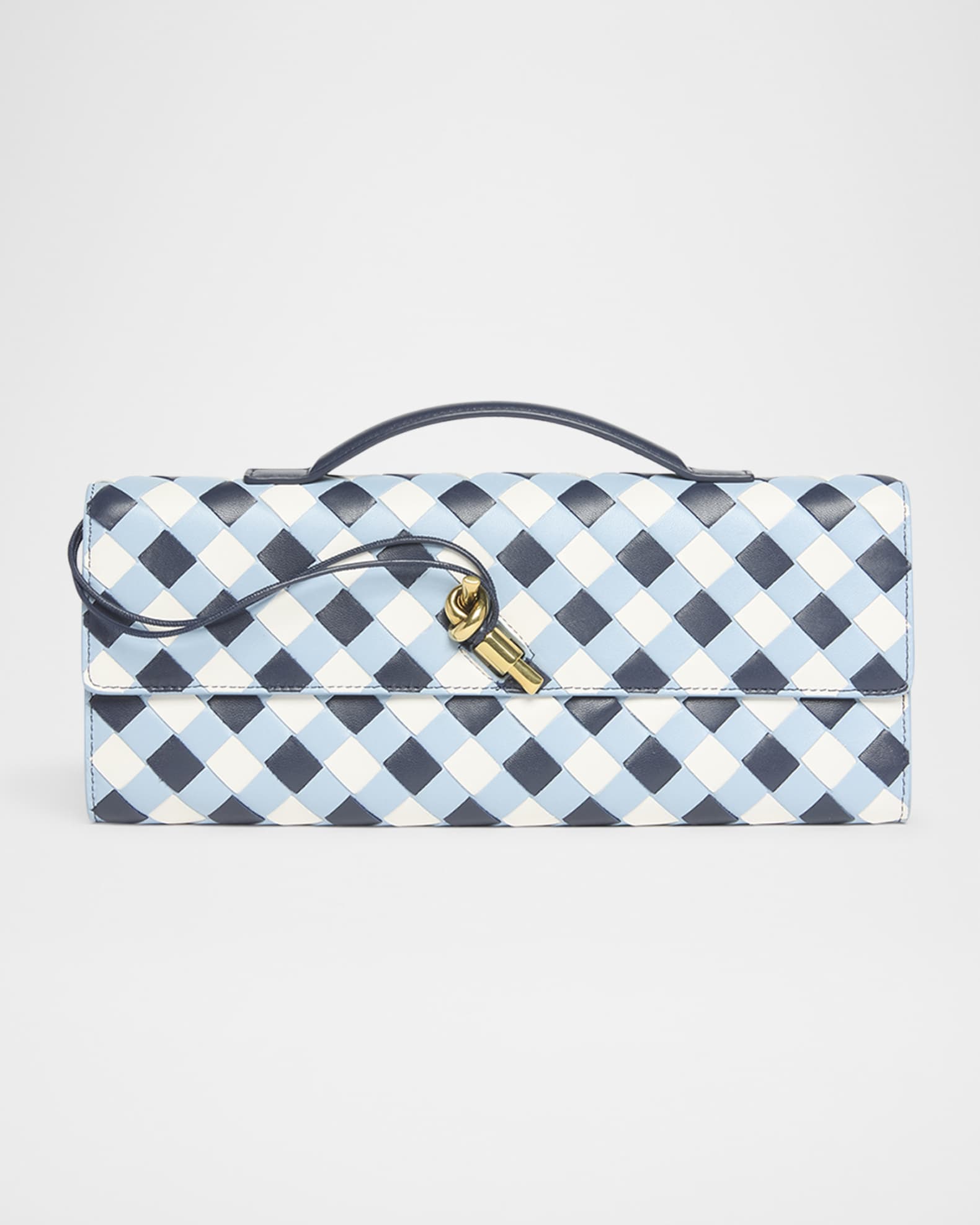 Bottega Veneta Andiamo Clutch Bag with Handle | Neiman Marcus