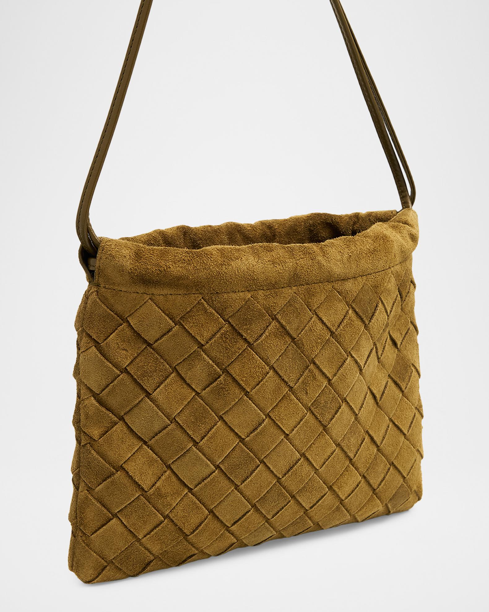 Bottega Veneta Small Suede Pouch Bag | Neiman Marcus