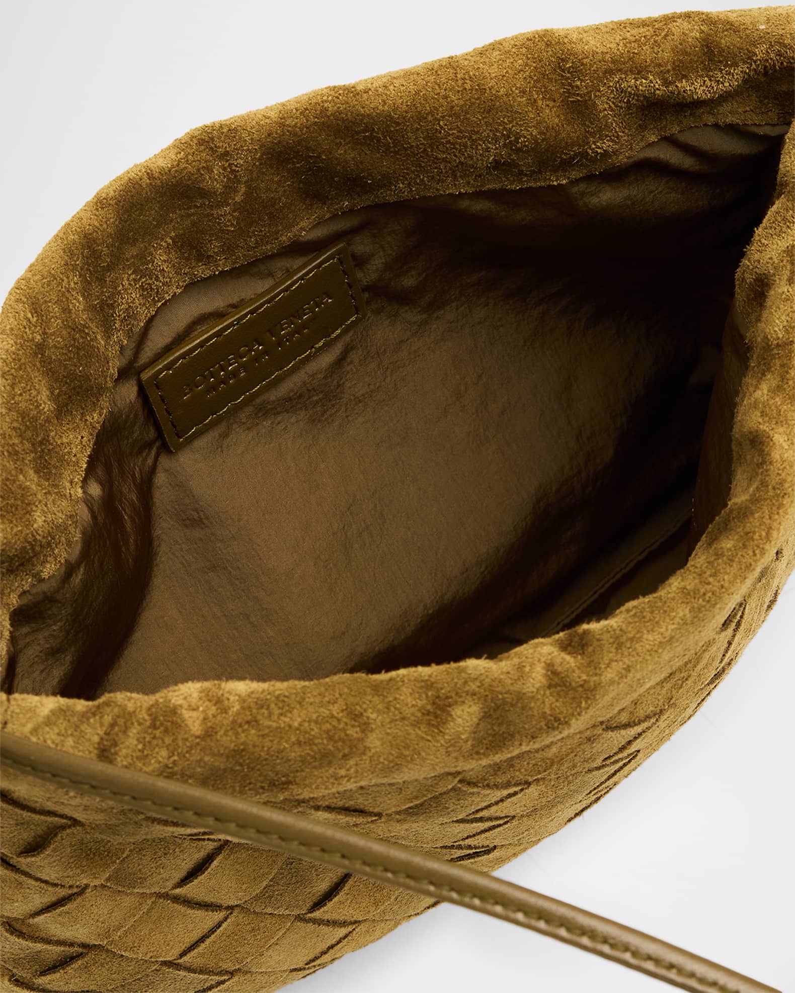 Bottega Veneta Small Suede Pouch Bag | Neiman Marcus