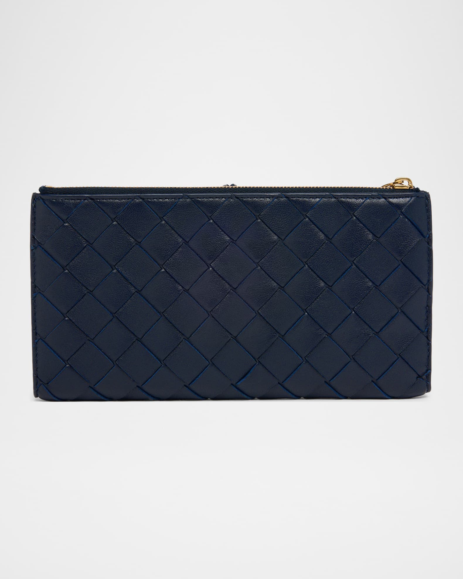Bottega Veneta Andiamo Leather Long Wallet | Neiman Marcus