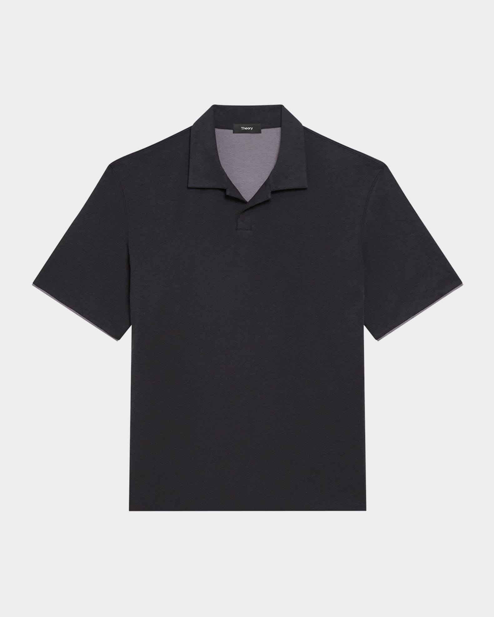 Men's Double-Layer Jersey Johnny Collar Polo Shirt 0