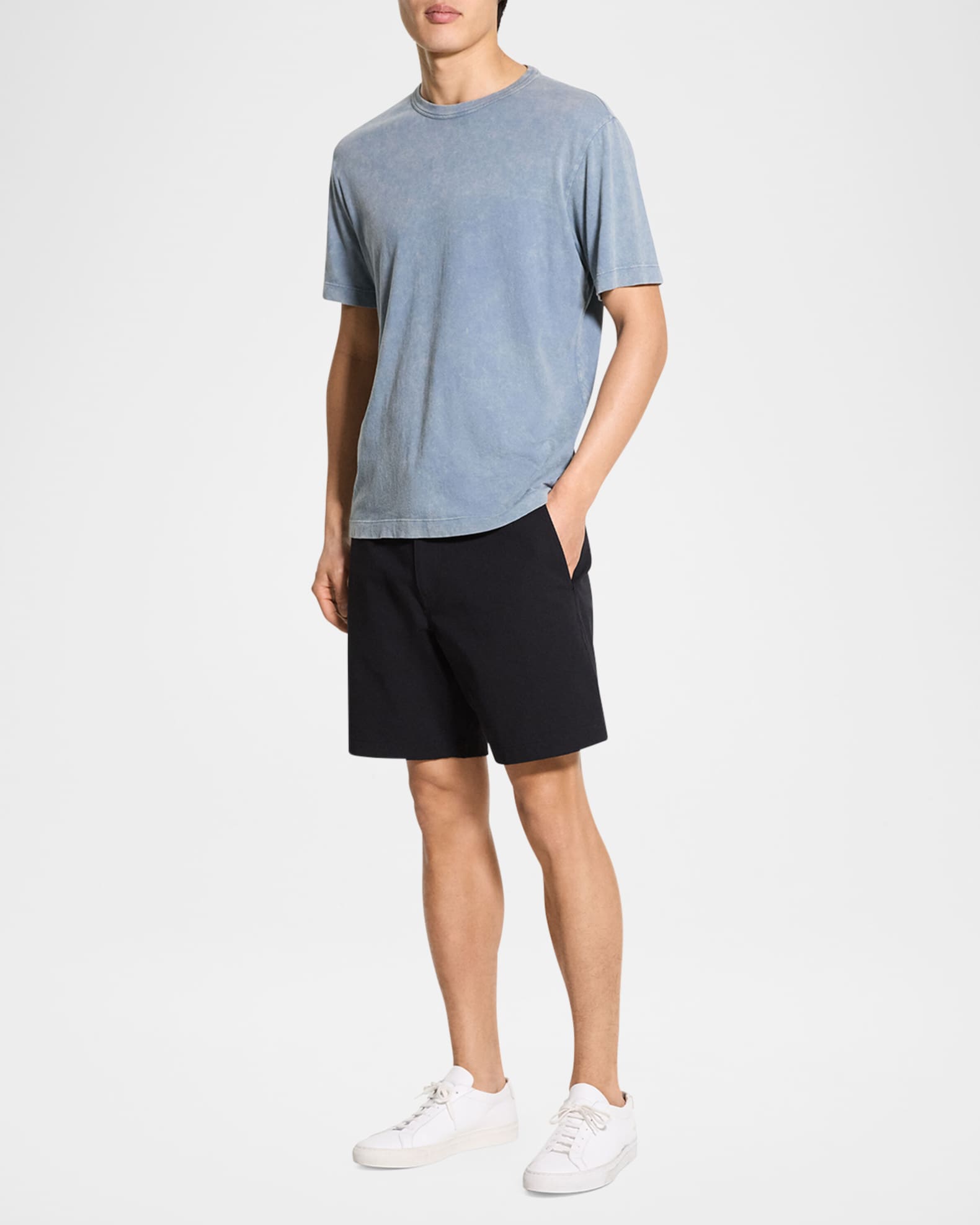 Theory Men's Faded Jersey Crewneck T-Shirt | Neiman Marcus
