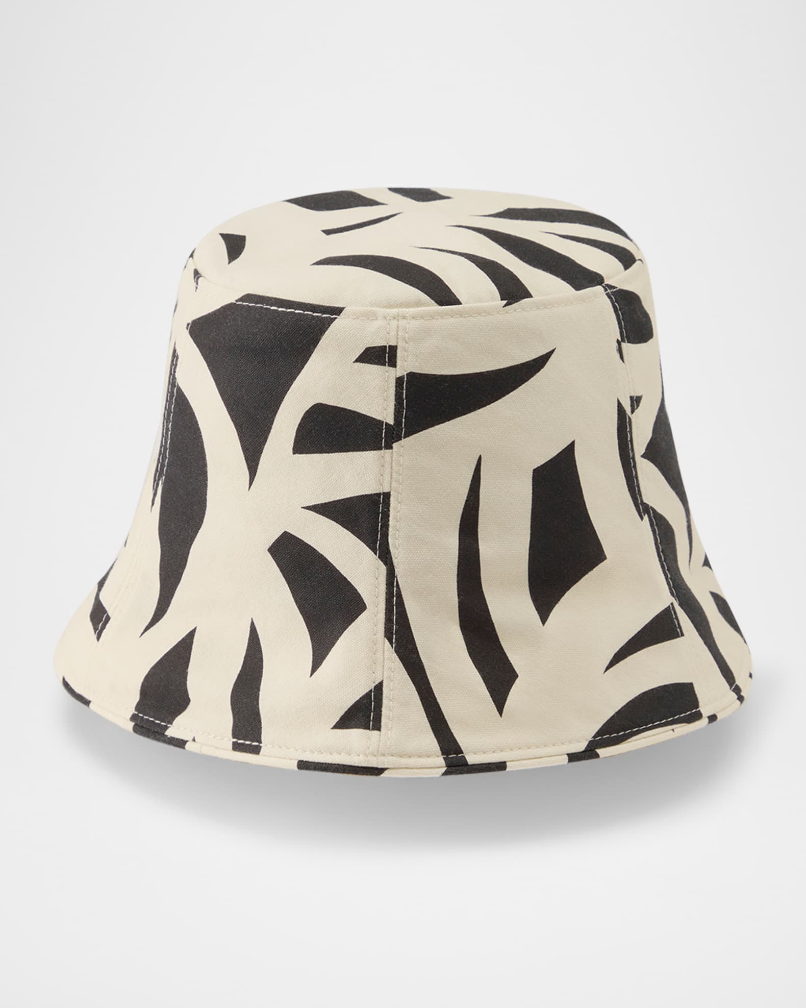 Baja Paneled Geo-Print Bucket Hat 1