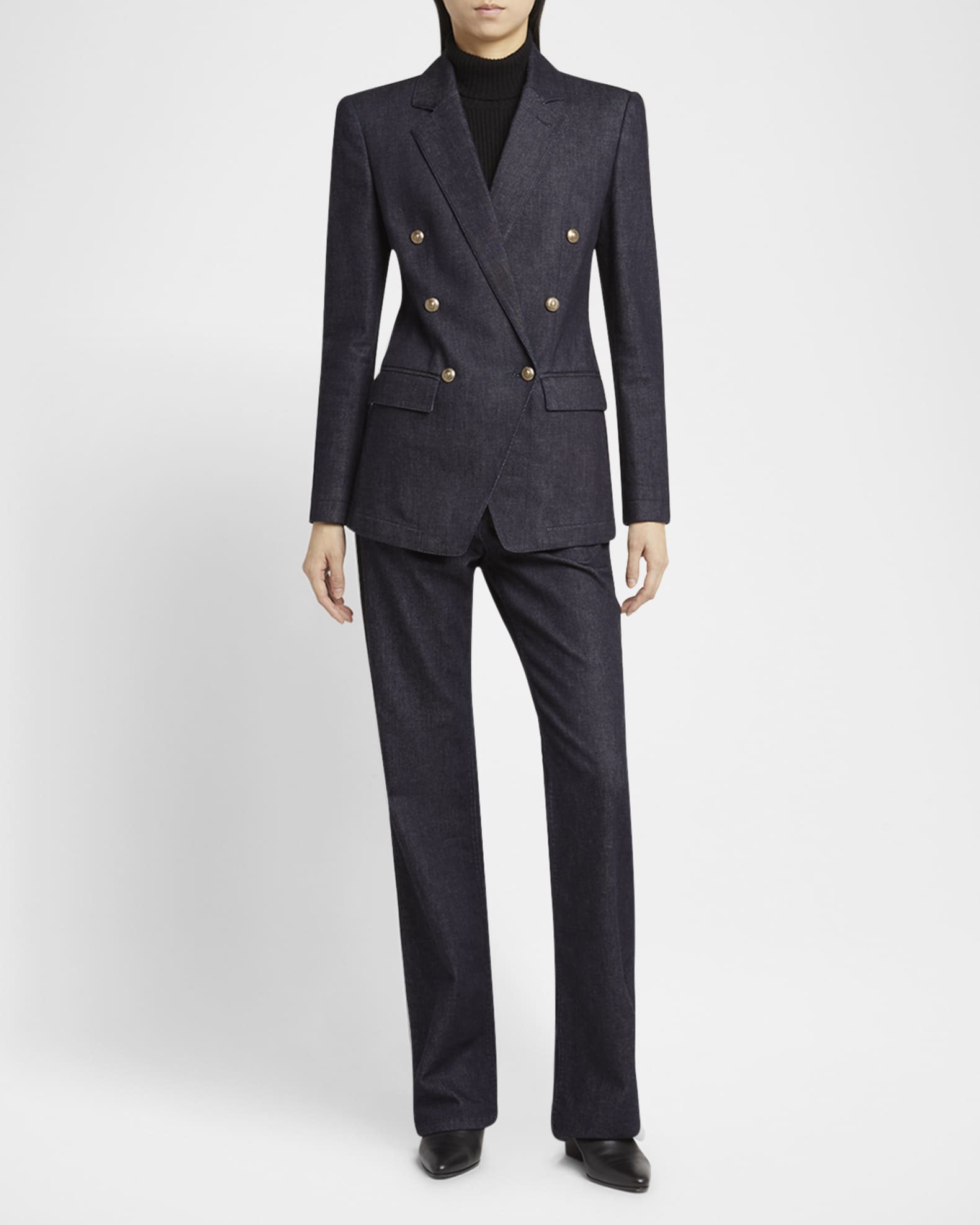 【関税&送料込】Giorgio Armani Embroidered Stretch Silk Pant Giorgio Armani Silk Straight-Leg Pants | Saks Fifth Avenue