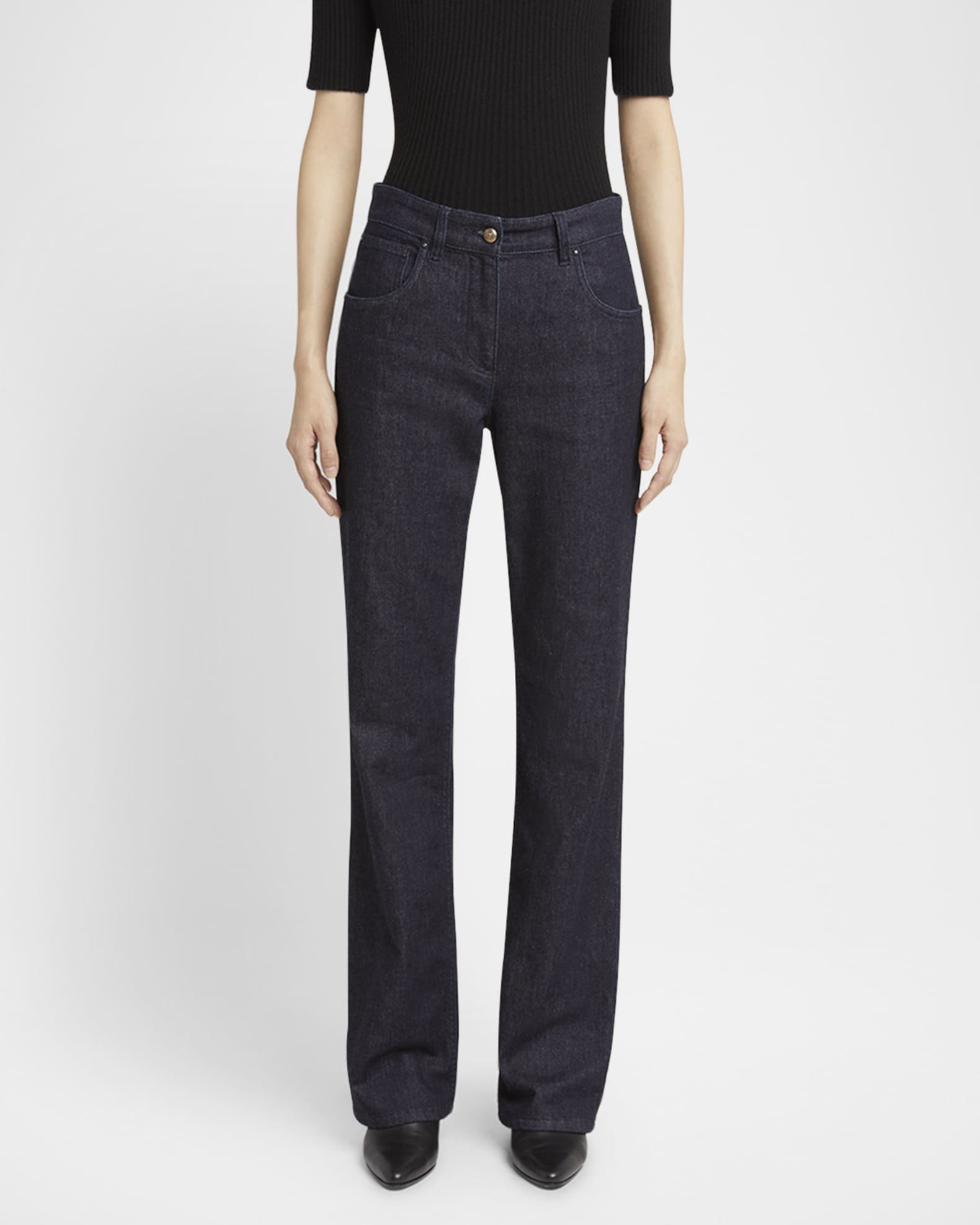 【関税&送料込】Giorgio Armani Embroidered Stretch Silk Pant Giorgio Armani Silk Straight-Leg Pants | Saks Fifth Avenue
