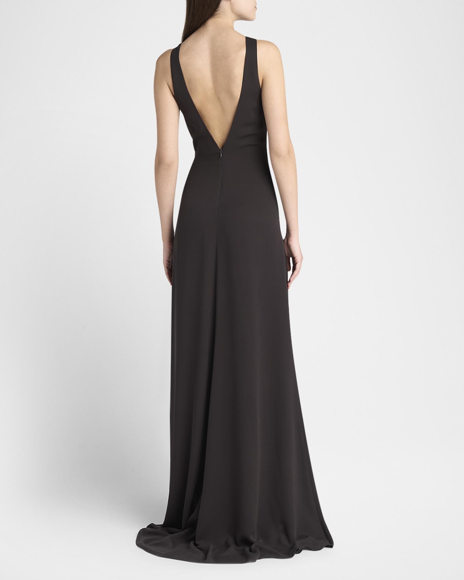 GIORGIO ARMANI ワンピース Giorgio Armani Beaded-Ring Silk Georgette Backless Gown | Neiman