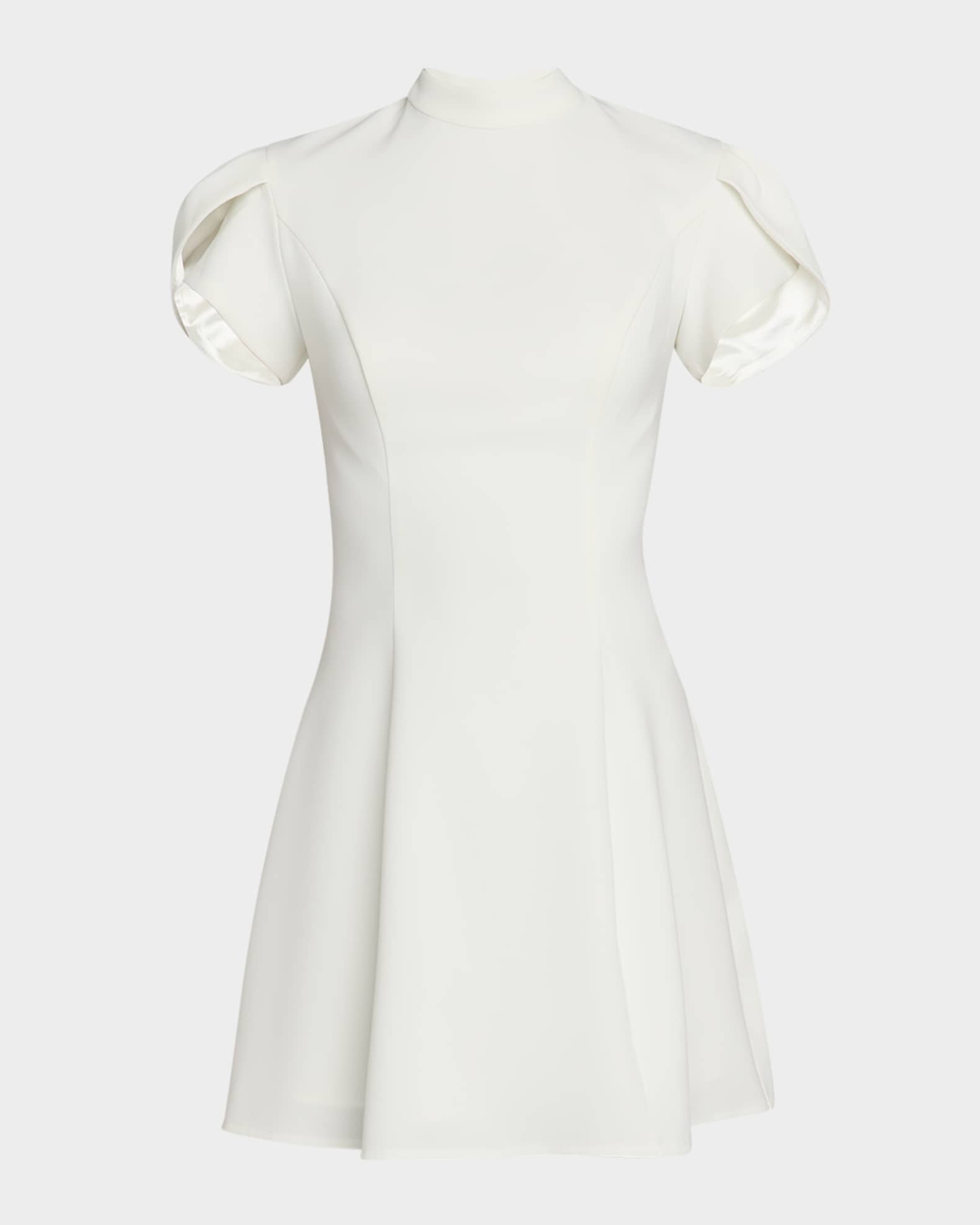 Cutout Bow-Back Mini Dress