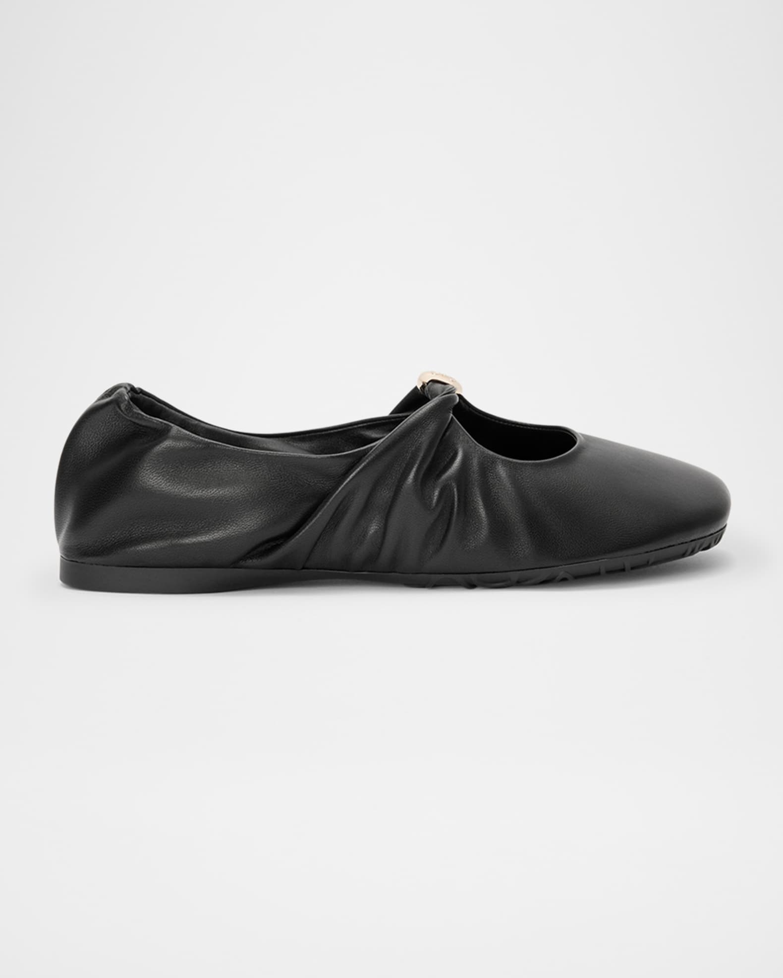 【カラー2色あり♪】LOEWE Pebble soft leather ballerinas Loewe Pebble Soft Leather Ballerina Flats | Neiman Marcus