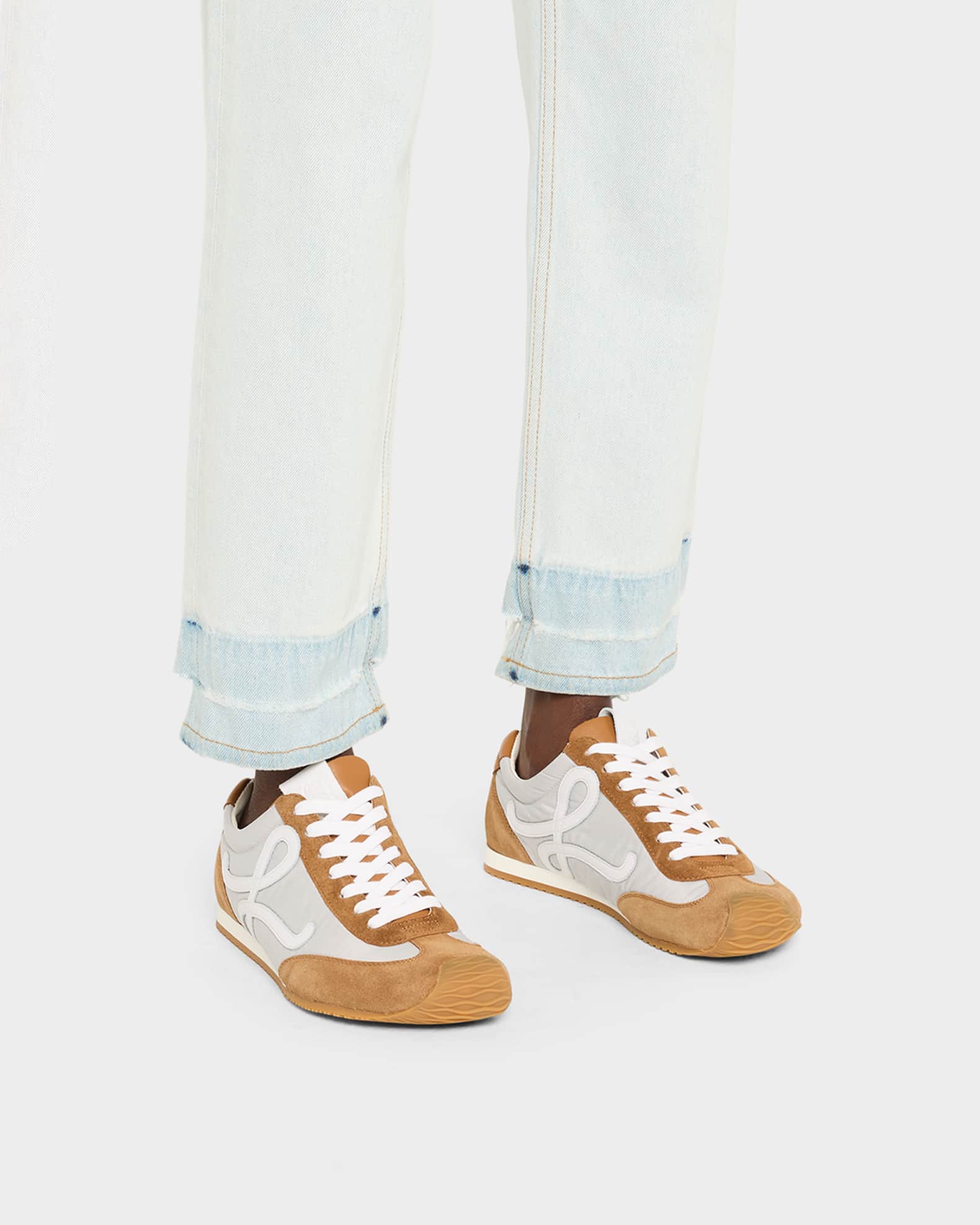 Loewe Ballet Runner 2.0 Leather Sneakers | Neiman Marcus