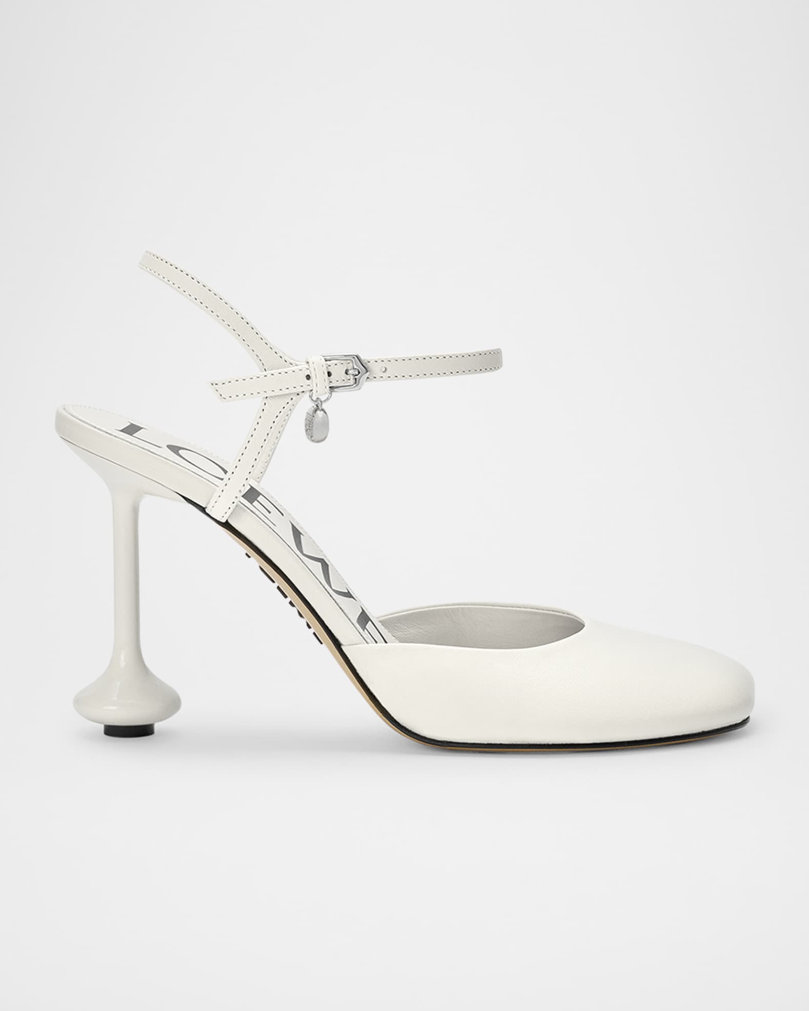 Toy Leather Ankle-Strap Pumps 0