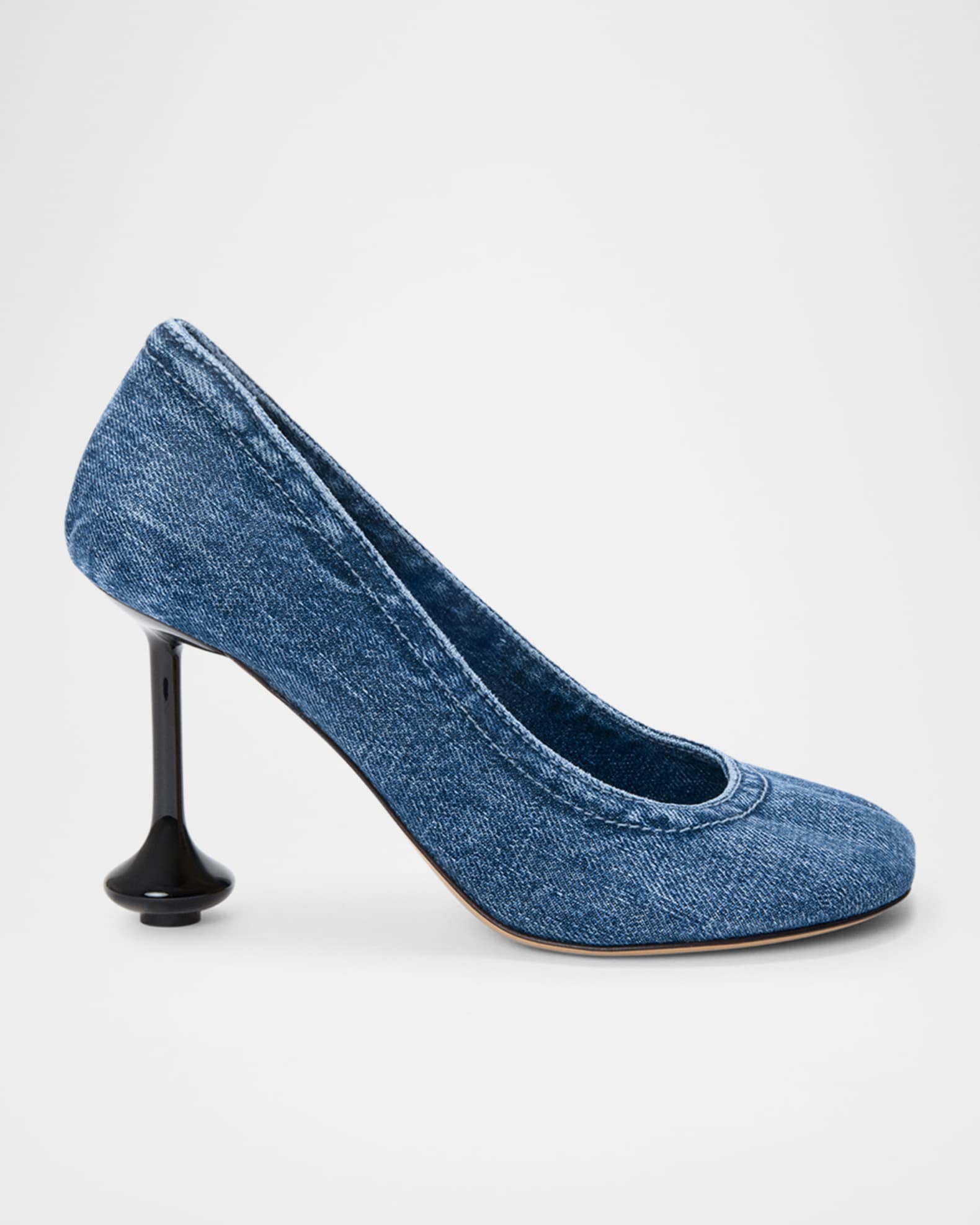 Loewe Toy Denim Drop Stiletto Pumps | Neiman Marcus