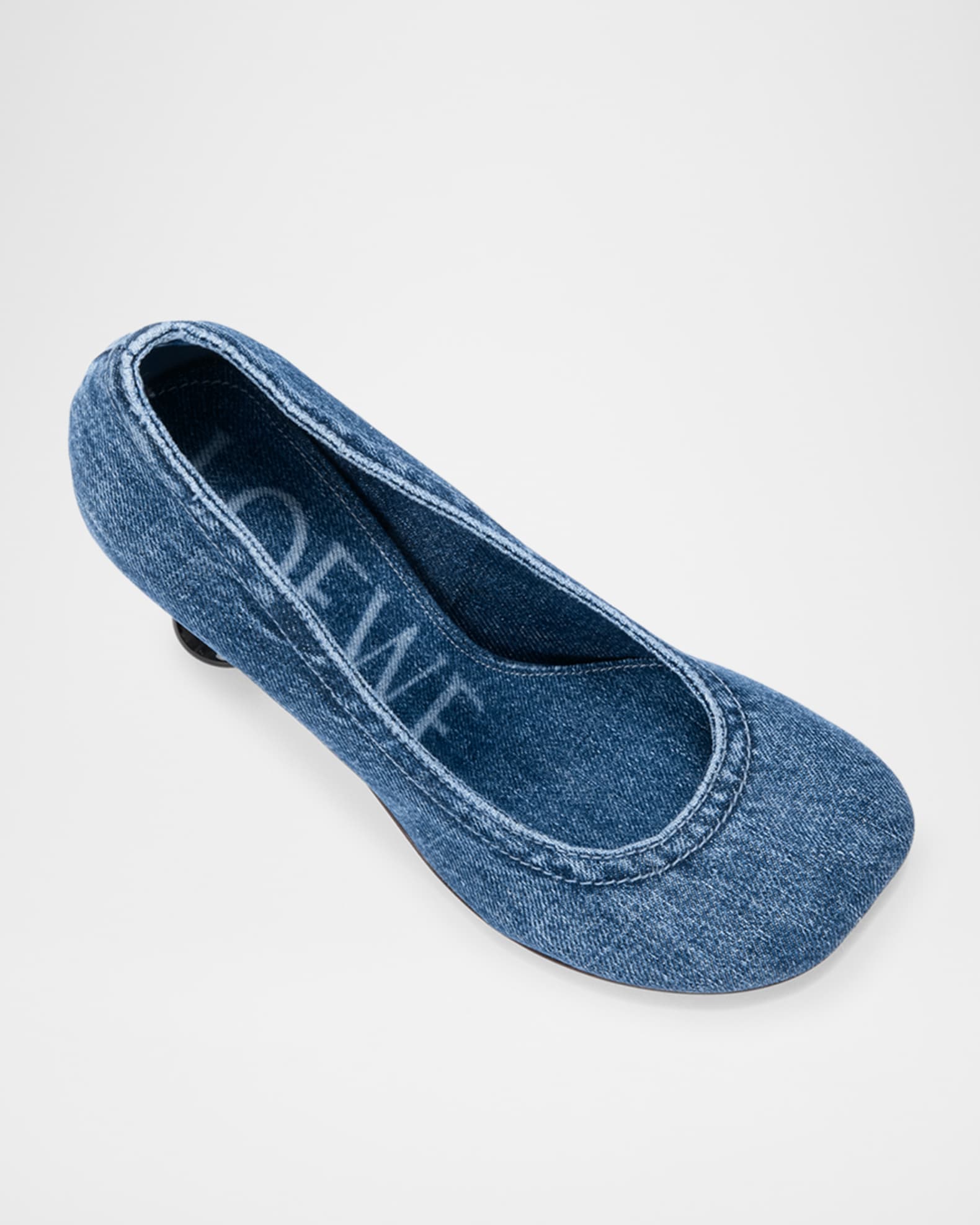 Loewe Toy Denim Drop Stiletto Pumps | Neiman Marcus