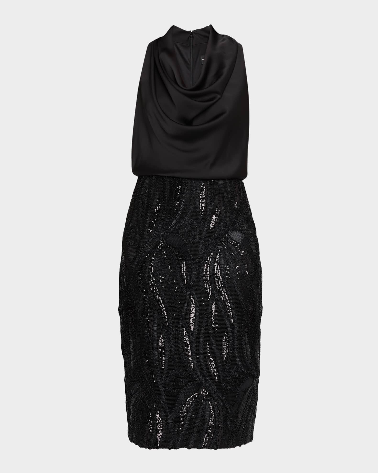 green emerald velvet dress Aidan Mattox Embroidered Bateau Sheath Dress 54468920  ADASA