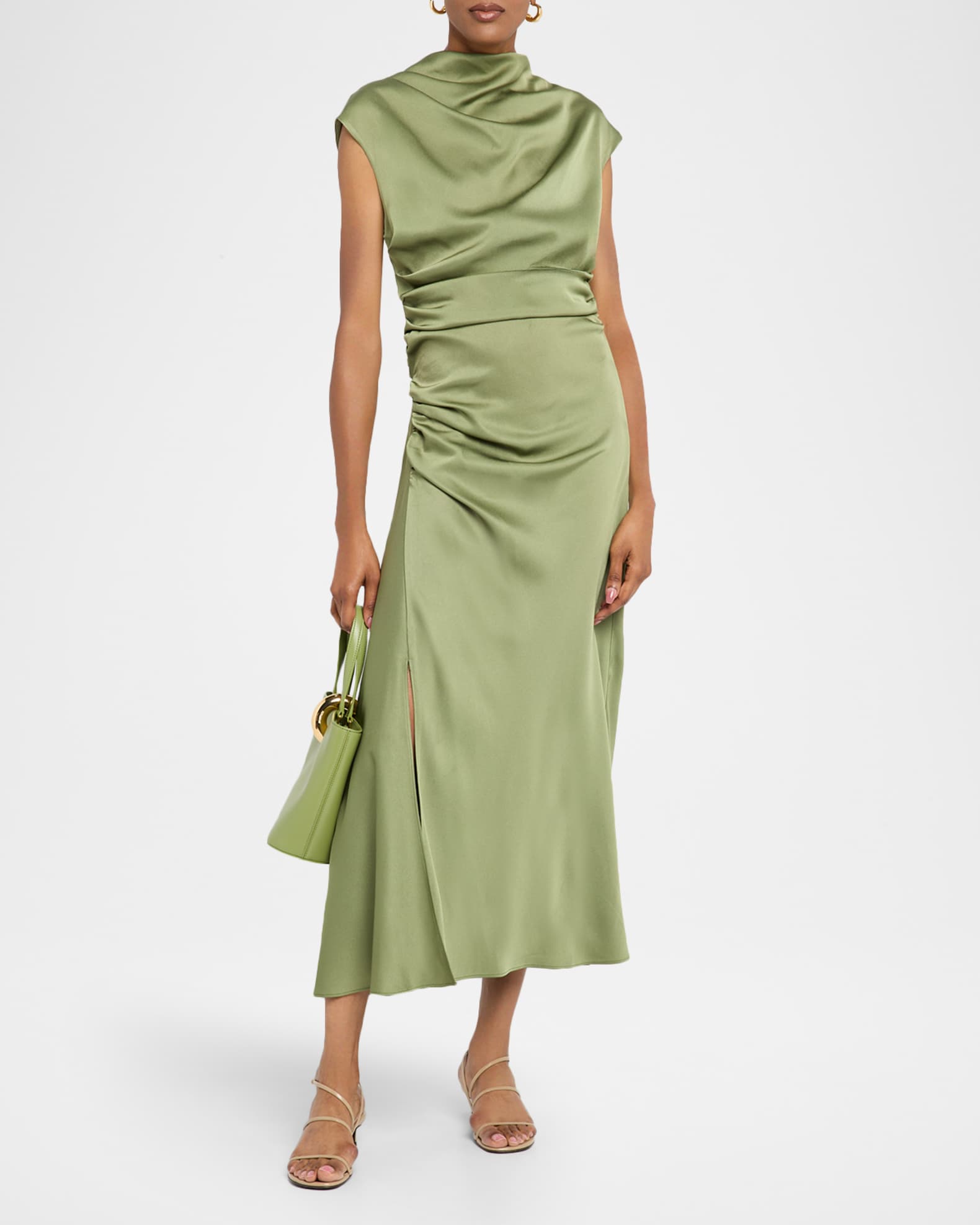 Burke Draped Midi Dress 1