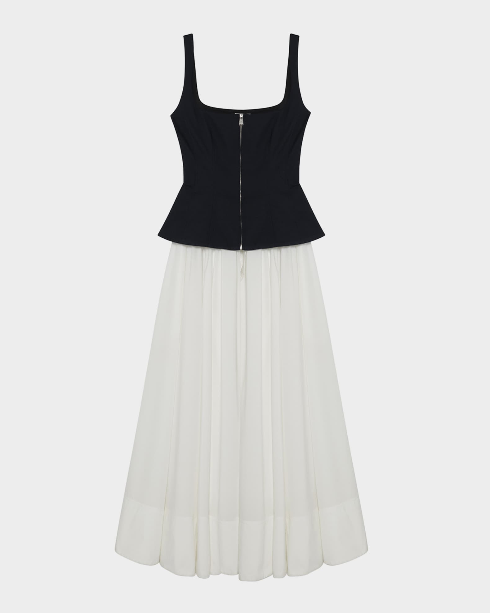 Jolynn Sleeveless Zip Midi Dress 0