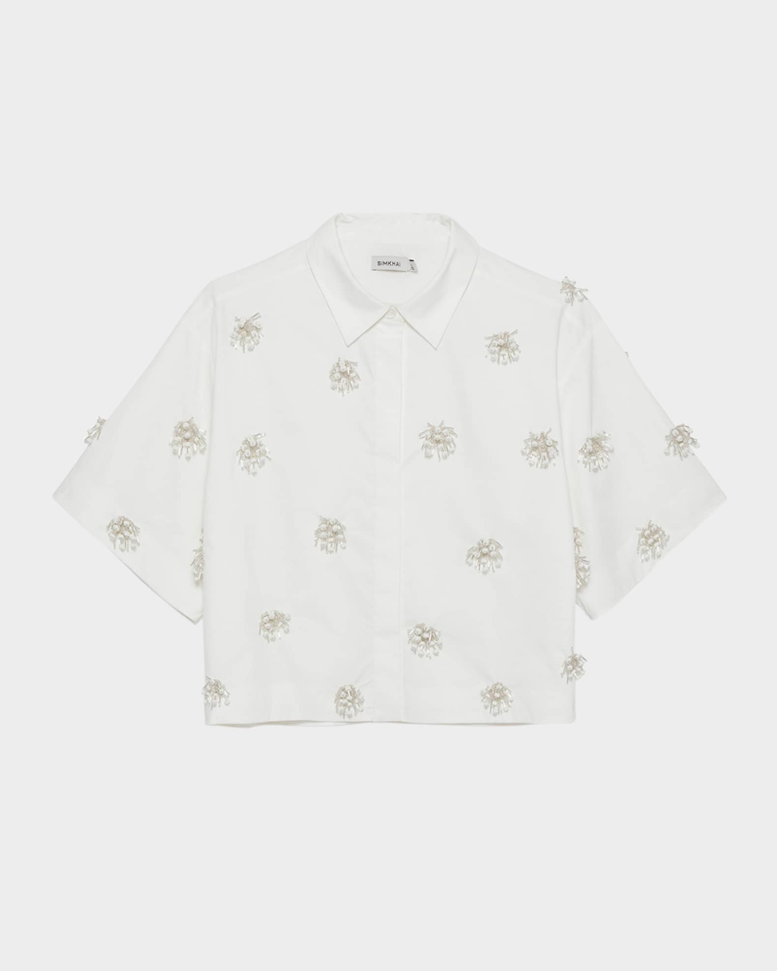 Cosmo Embellished Camp Shirt 0