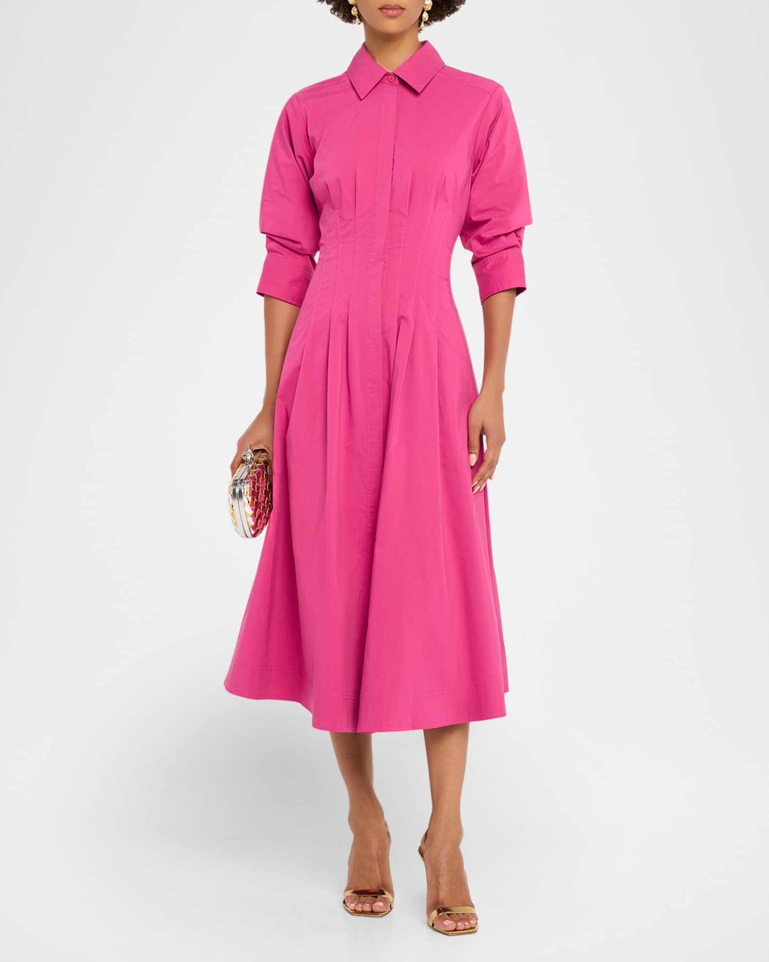 Jazz Pintuck Midi Dress 1