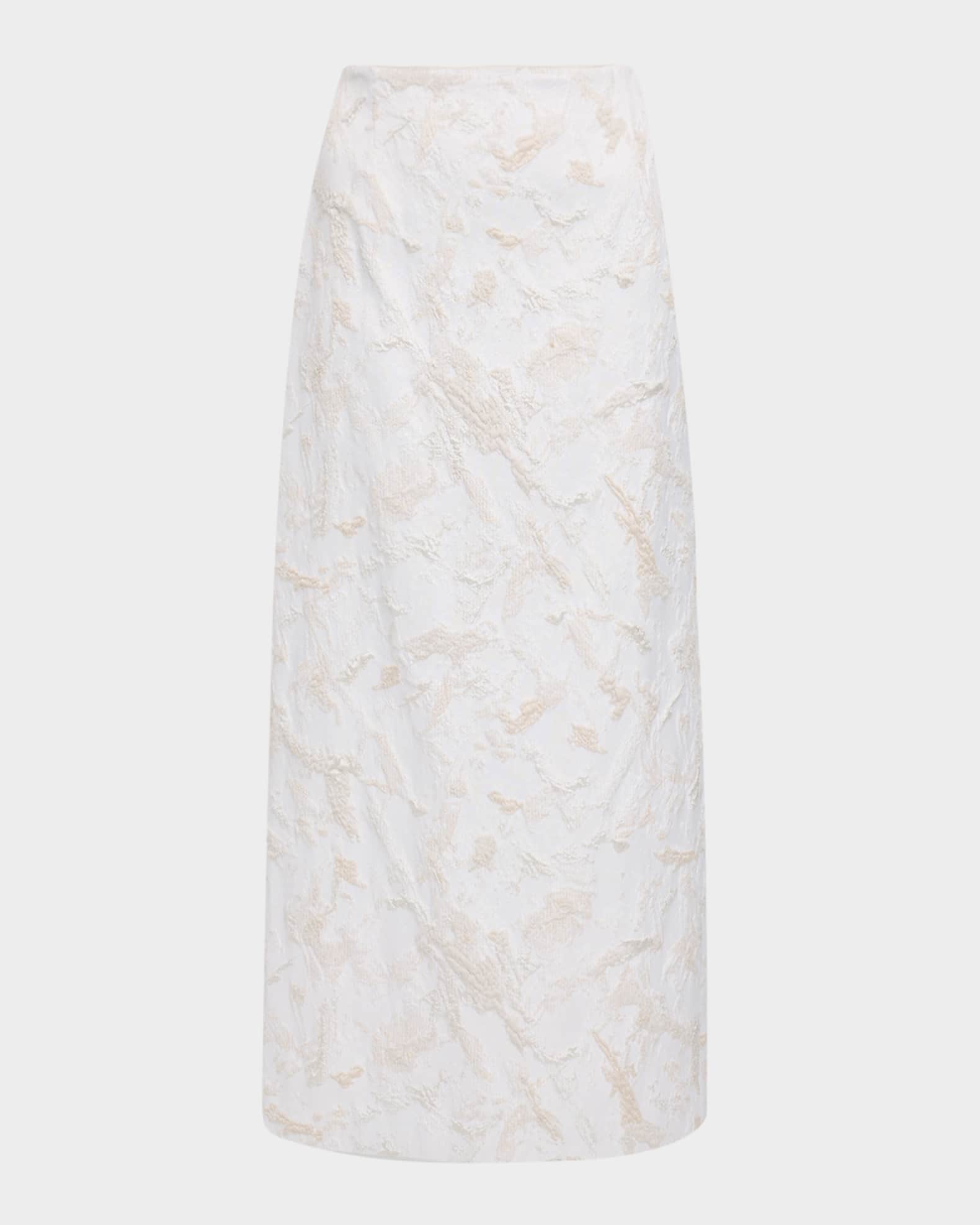 Straight Jacquard Midi Skirt 0