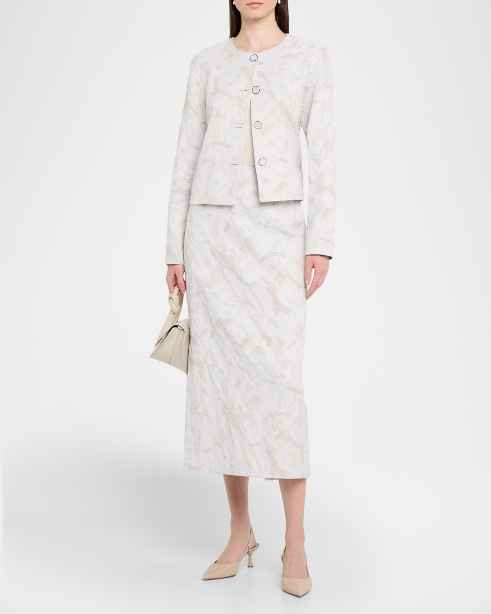 Button-Down Jacquard Jacket 1
