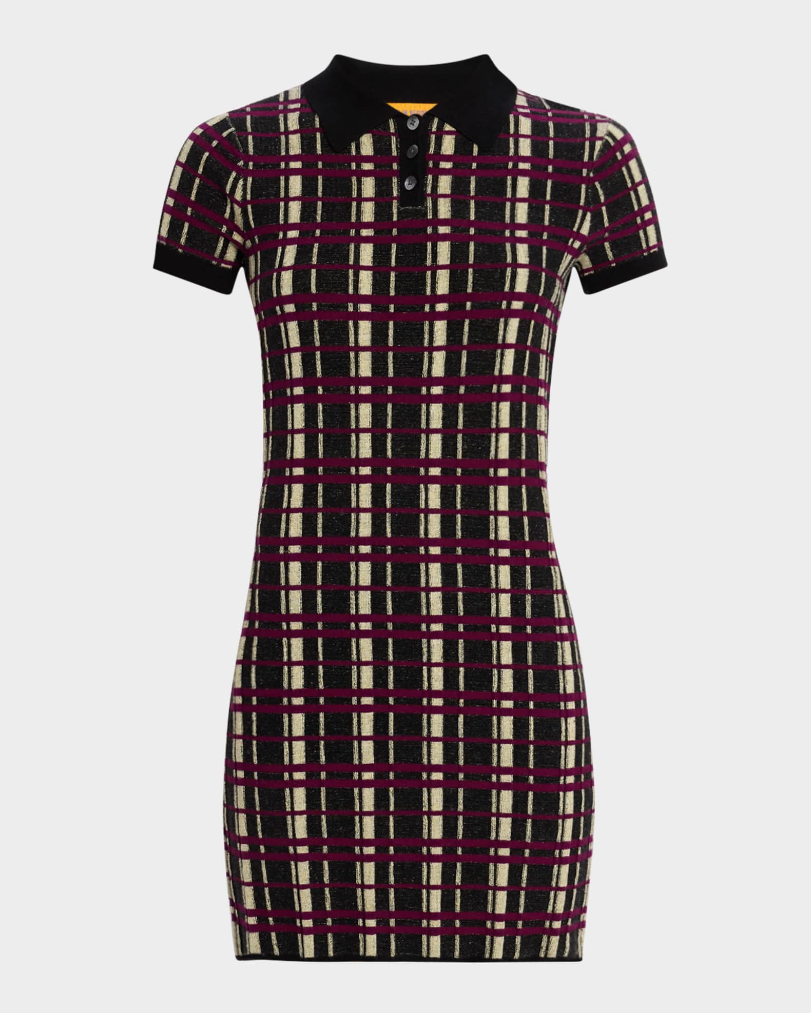 Plaid Polo Dress 0