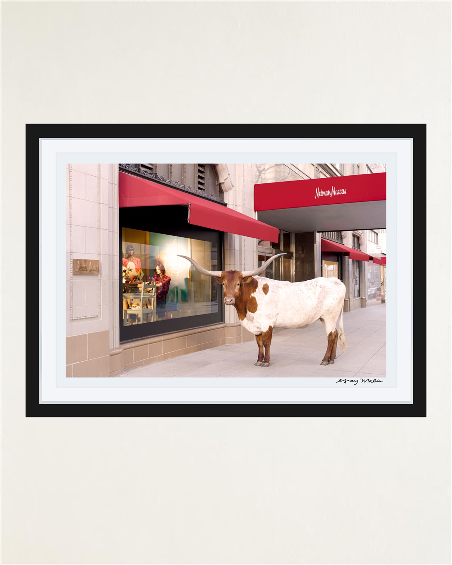 "The Longhorn, Neiman Marcus, Downtown Dallas" Framed Fine Art Photography Print 0